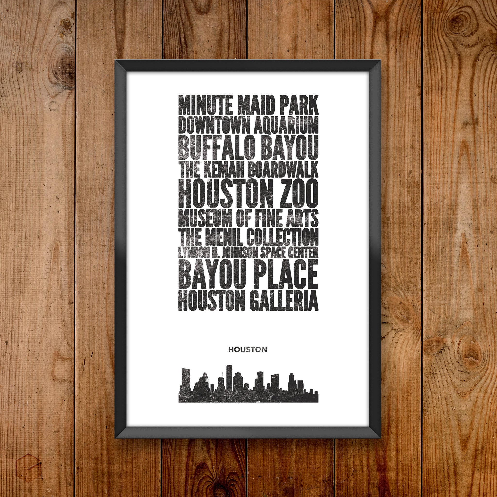 Houston City Print