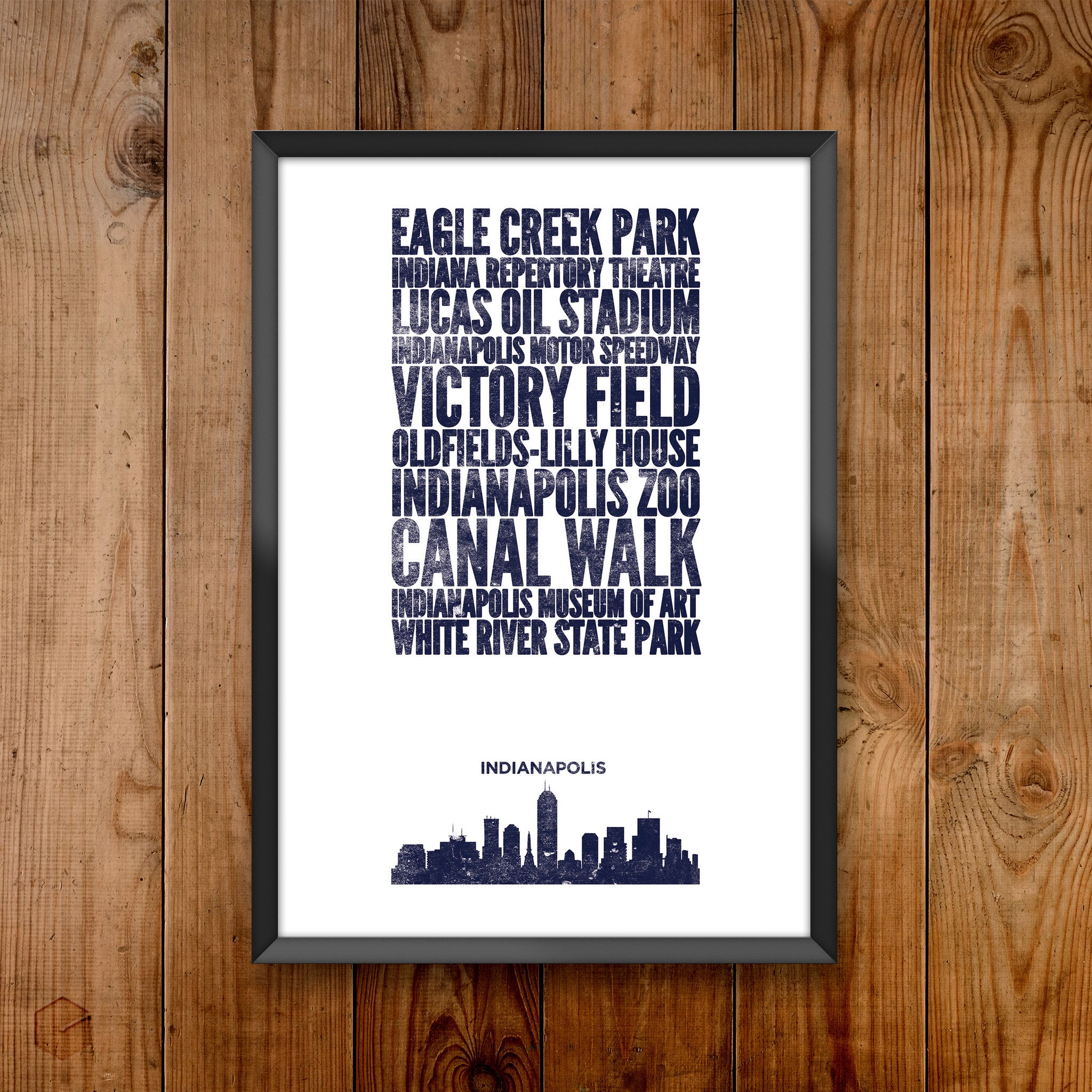 Indianapolis City Print