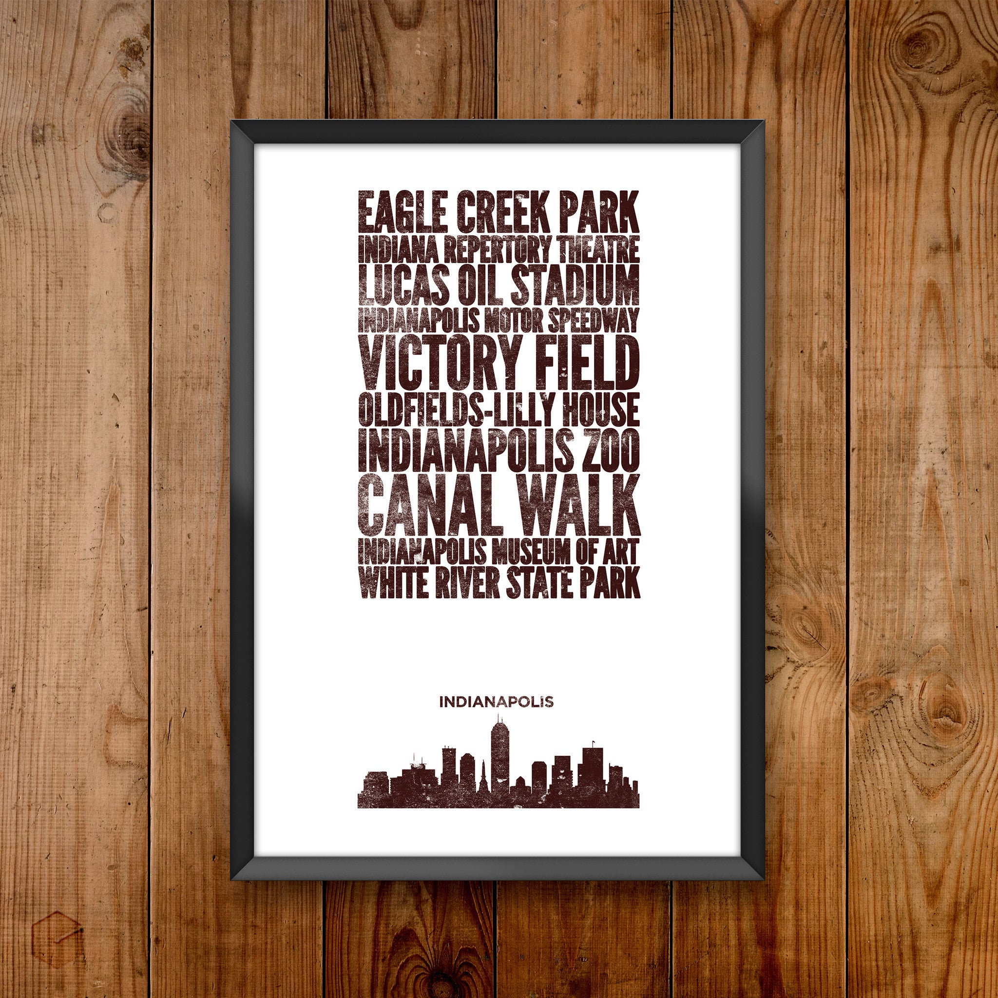 Indianapolis City Print