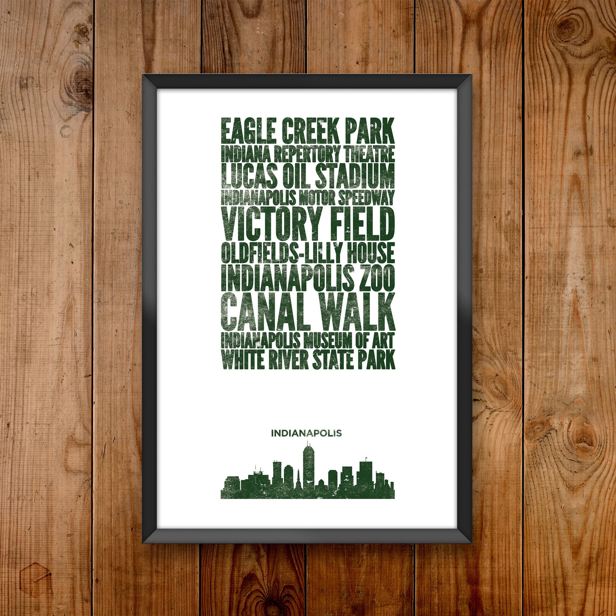 Indianapolis City Print