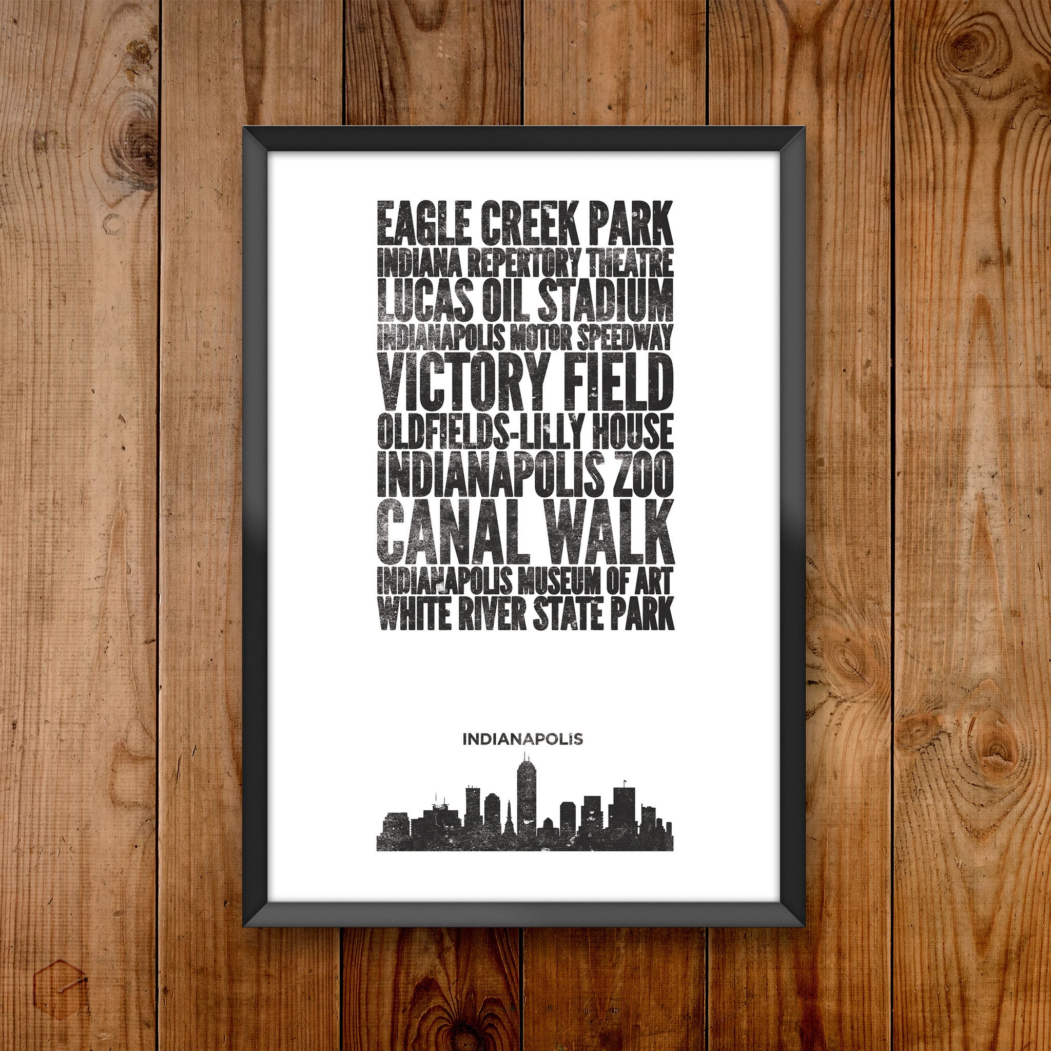 Indianapolis City Print