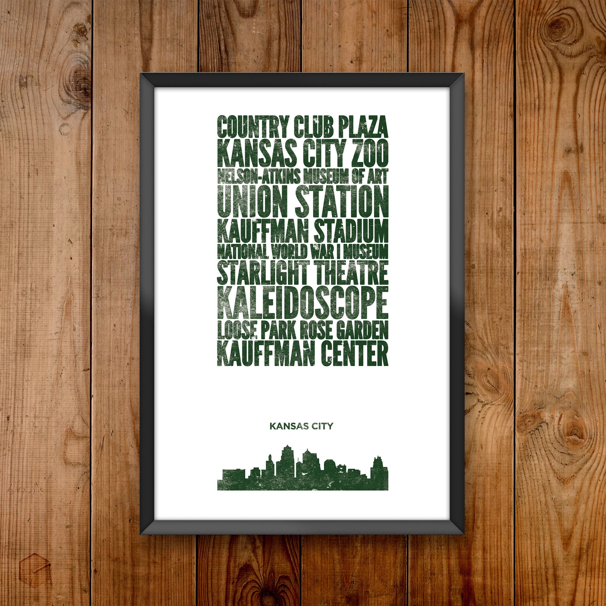 Kansas City City Print
