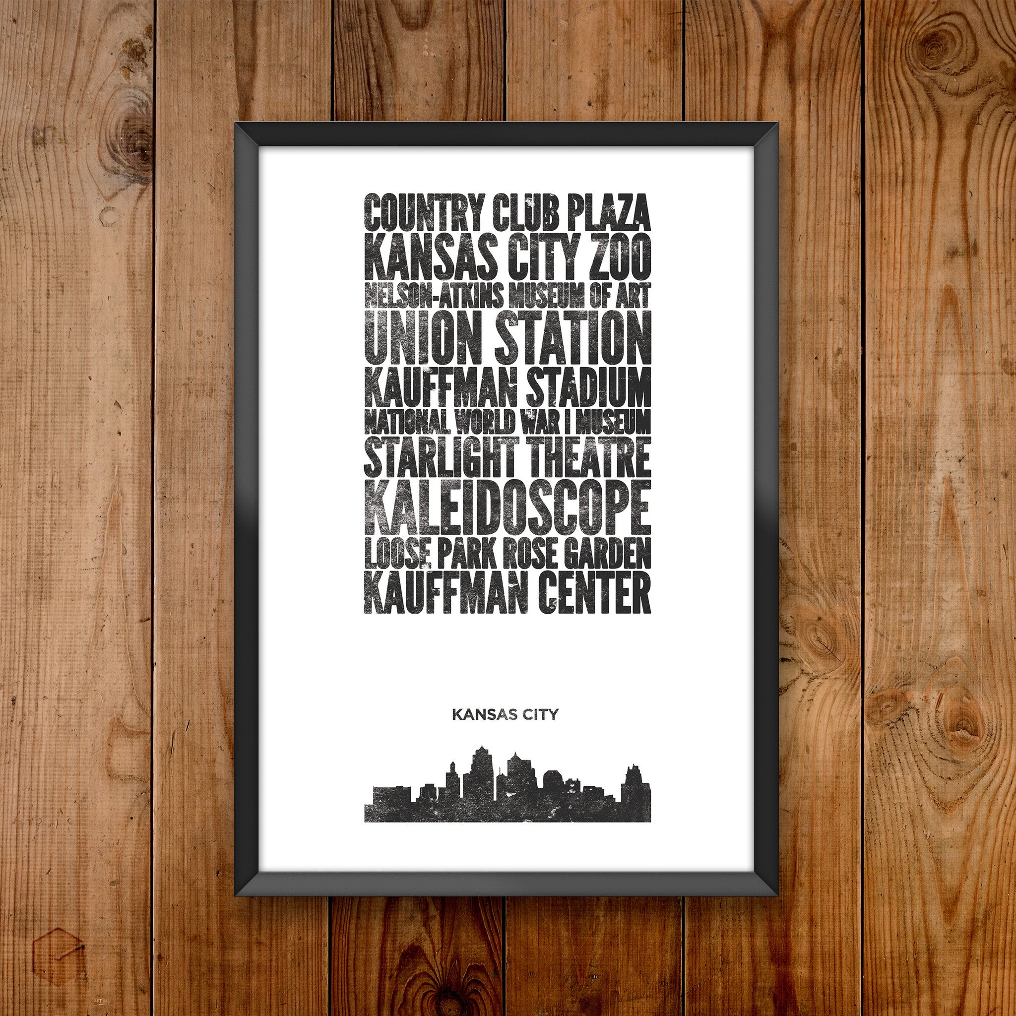 Kansas City City Print