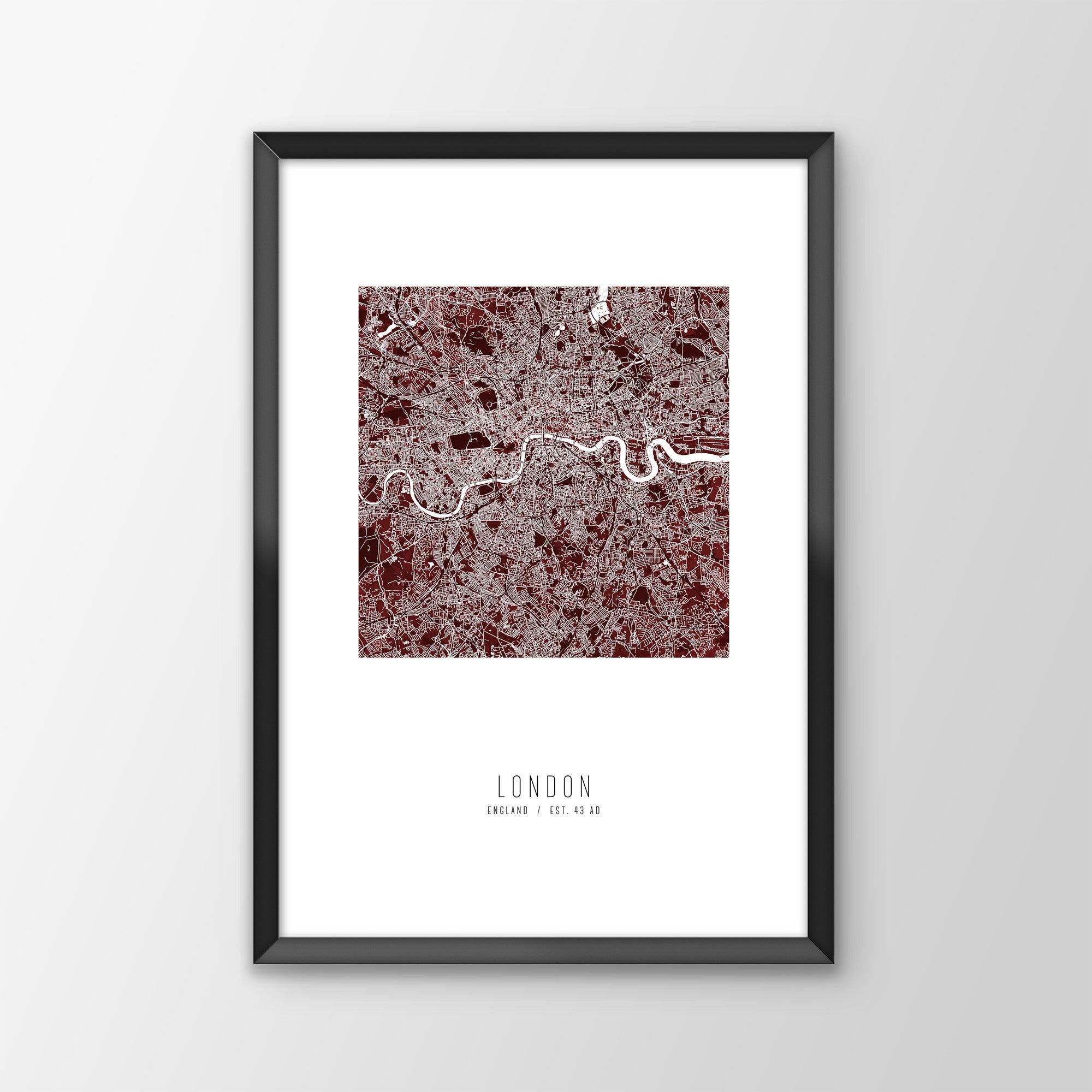 London City Map Print