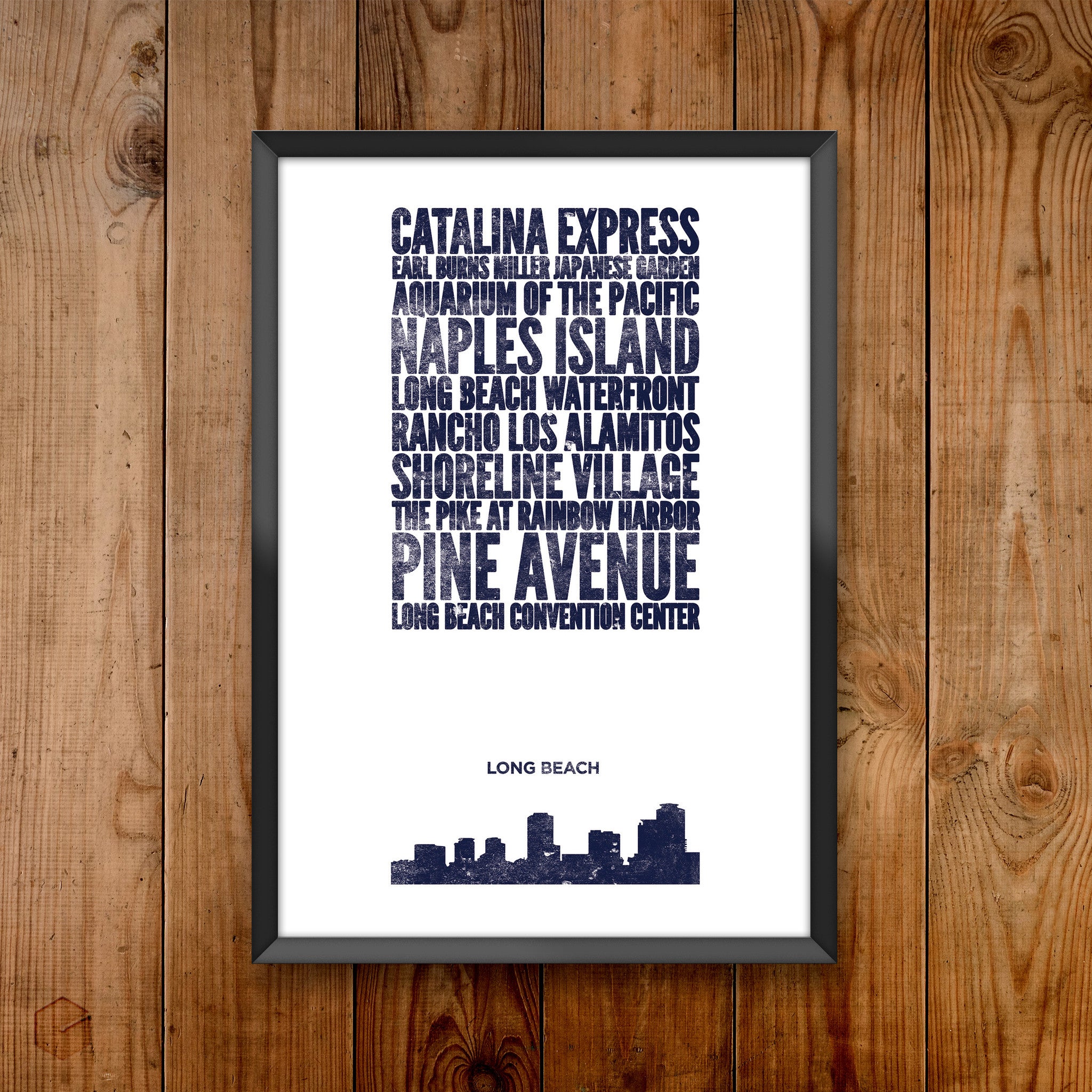Long Beach City Print