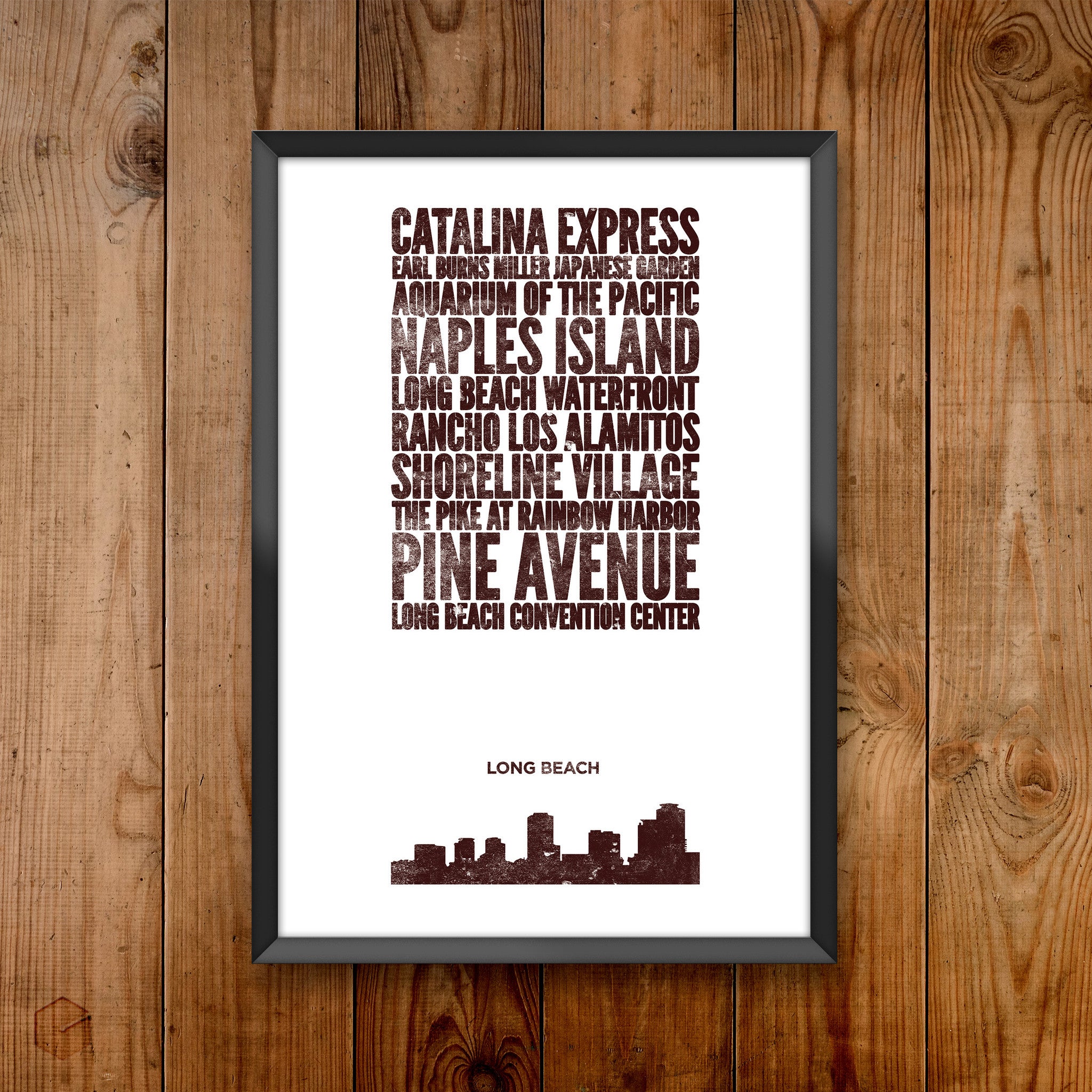 Long Beach City Print