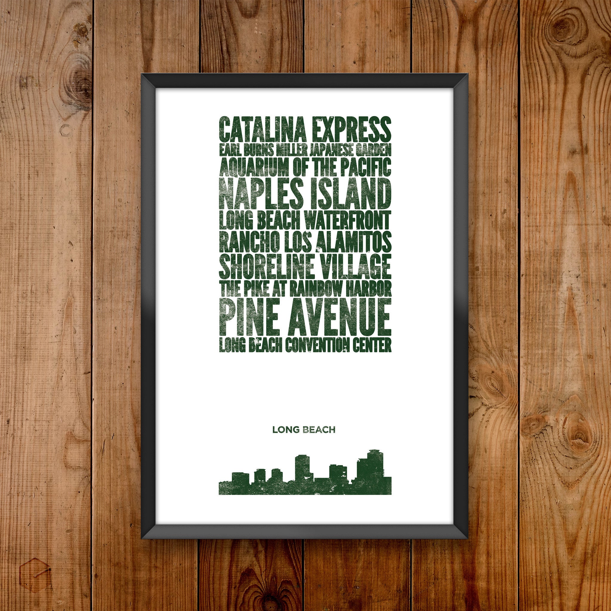 Long Beach City Print