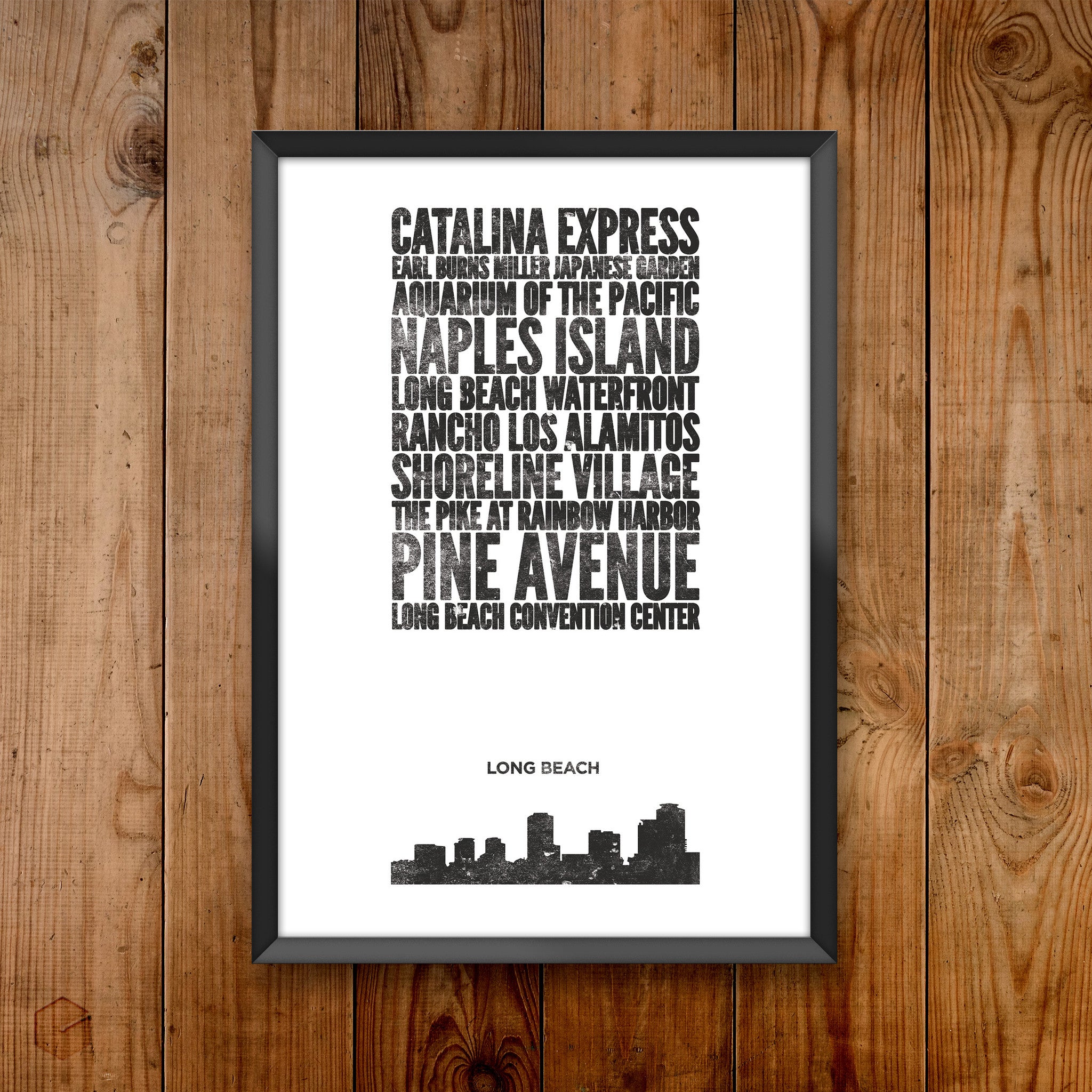 Long Beach City Print