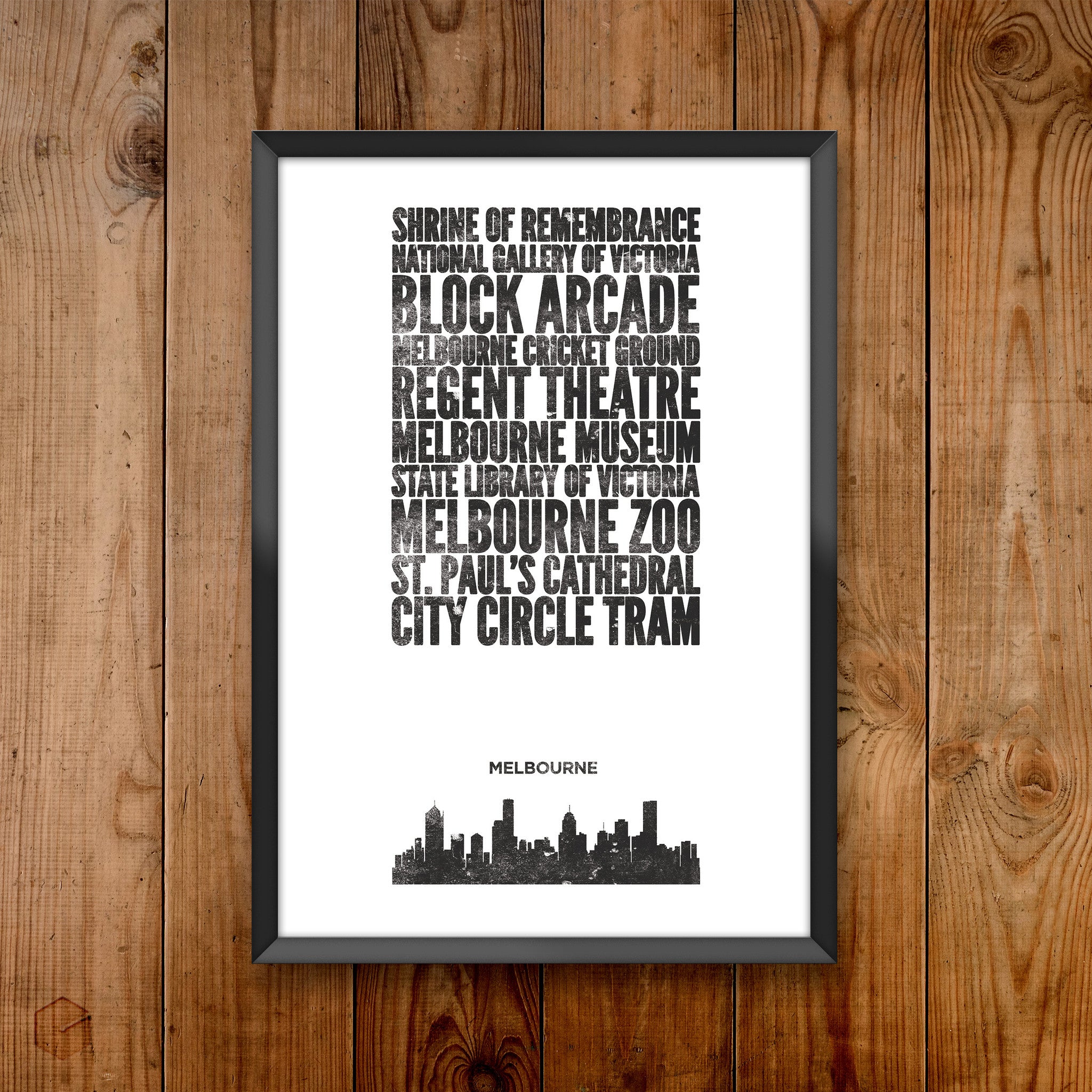 Melbourne City Print