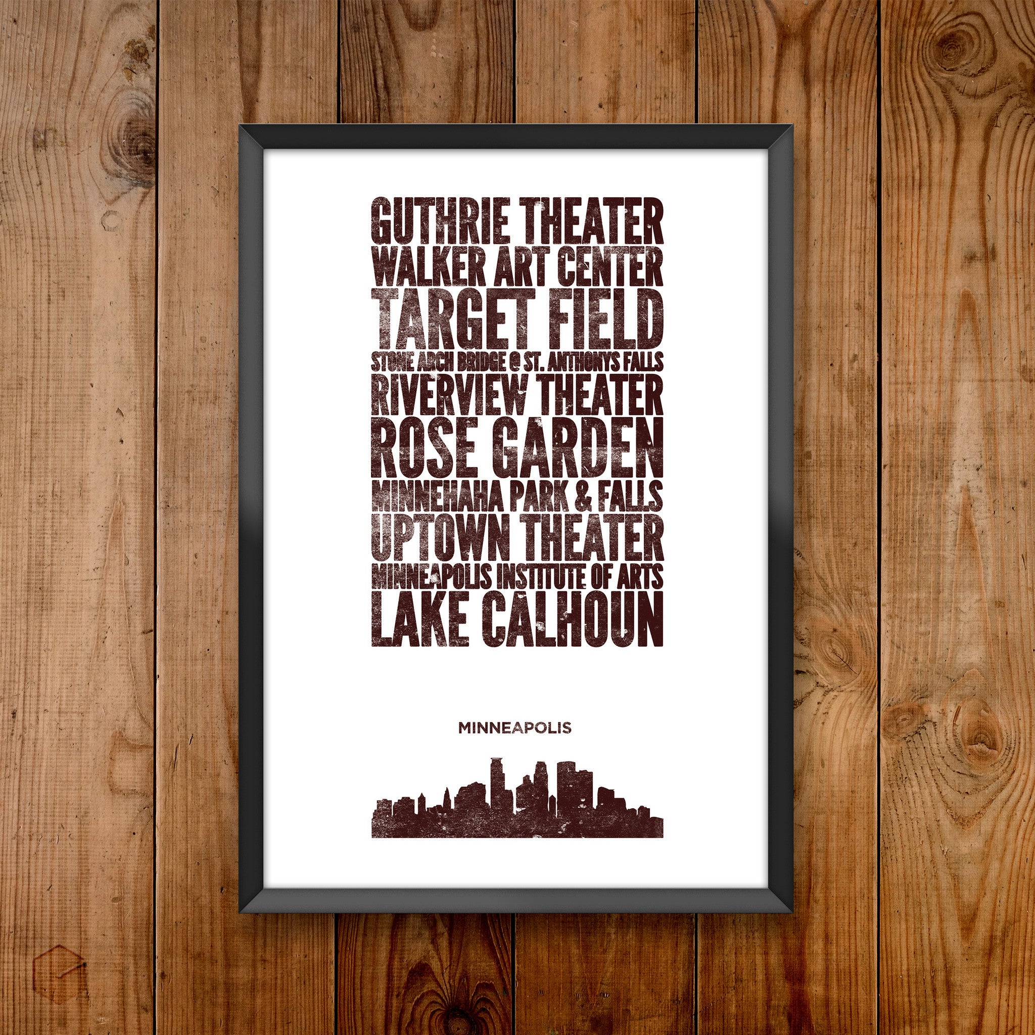 Minneapolis City Print