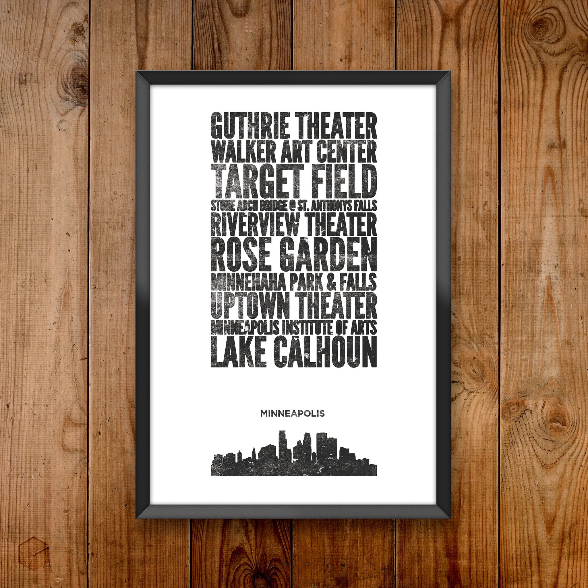 Minneapolis City Print