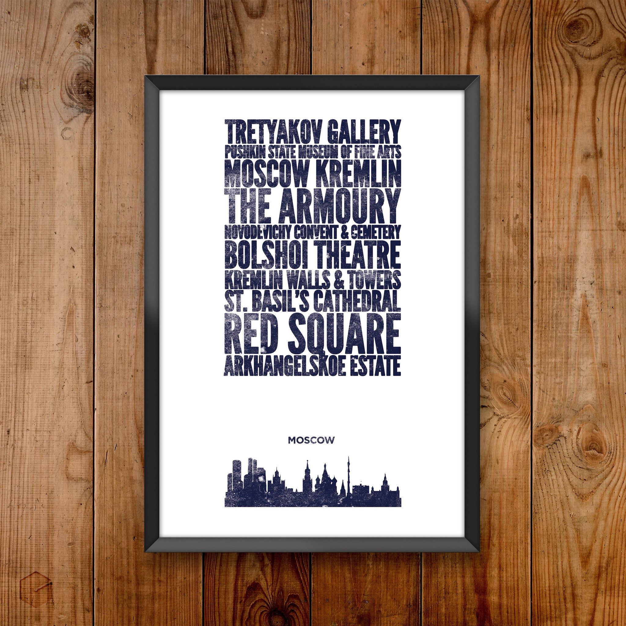 Moscow City Print