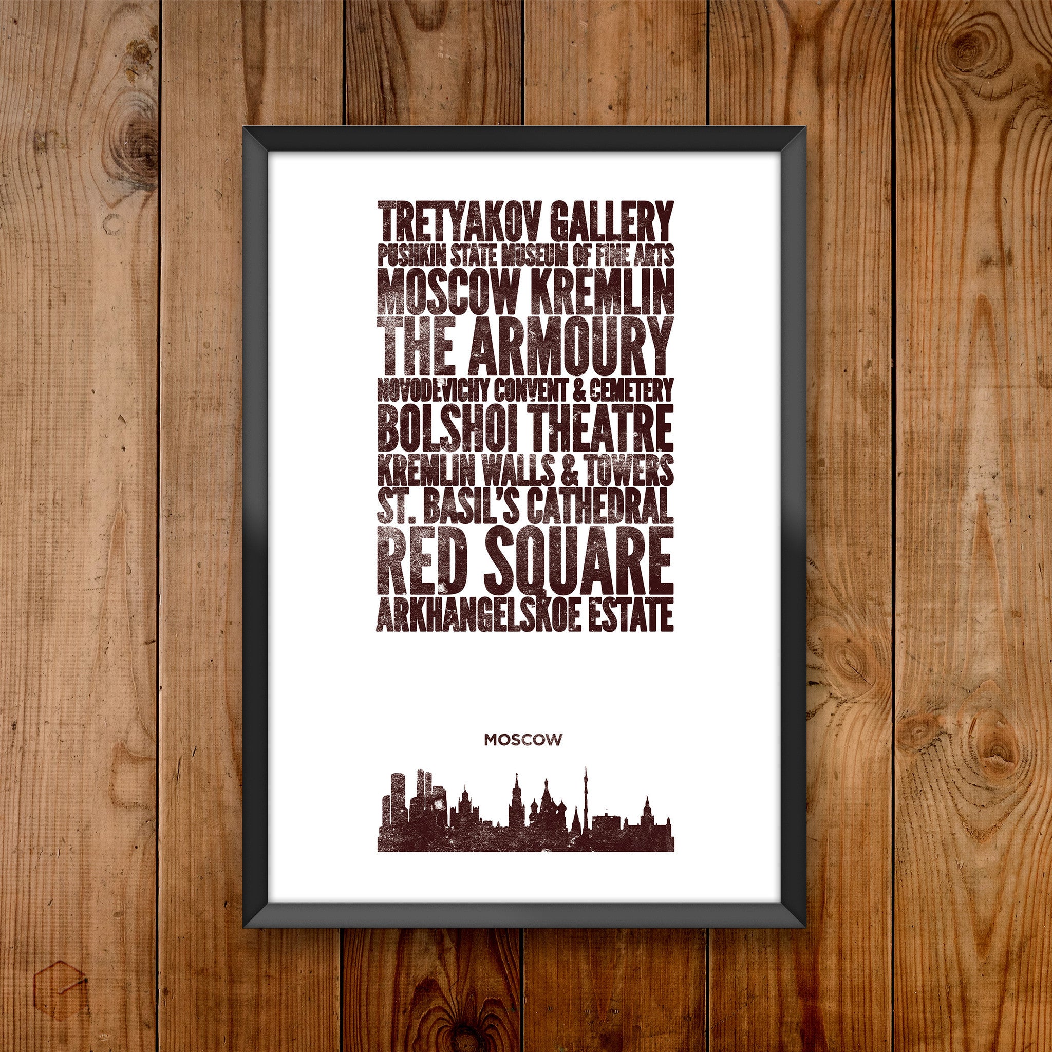 Moscow City Print