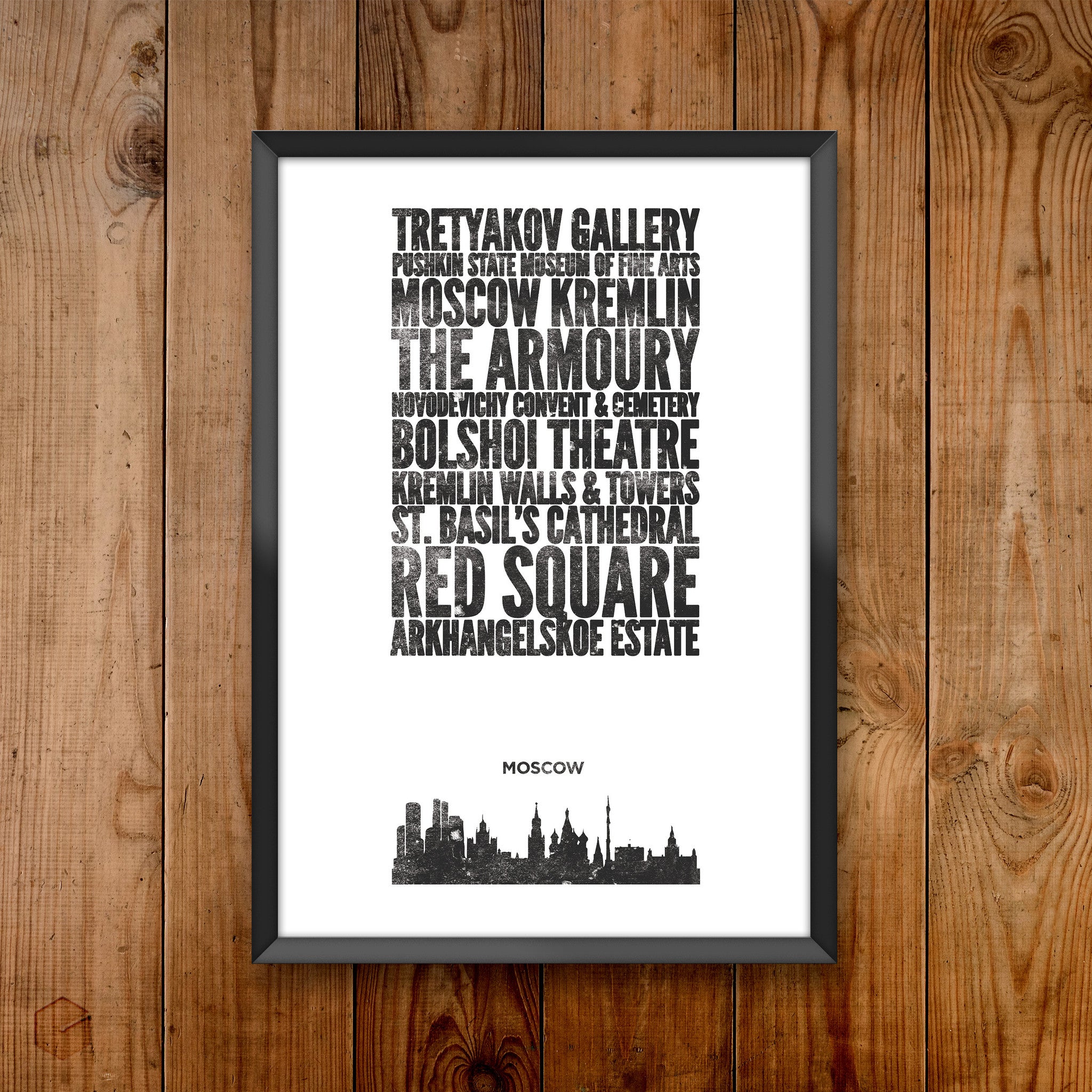 Moscow City Print