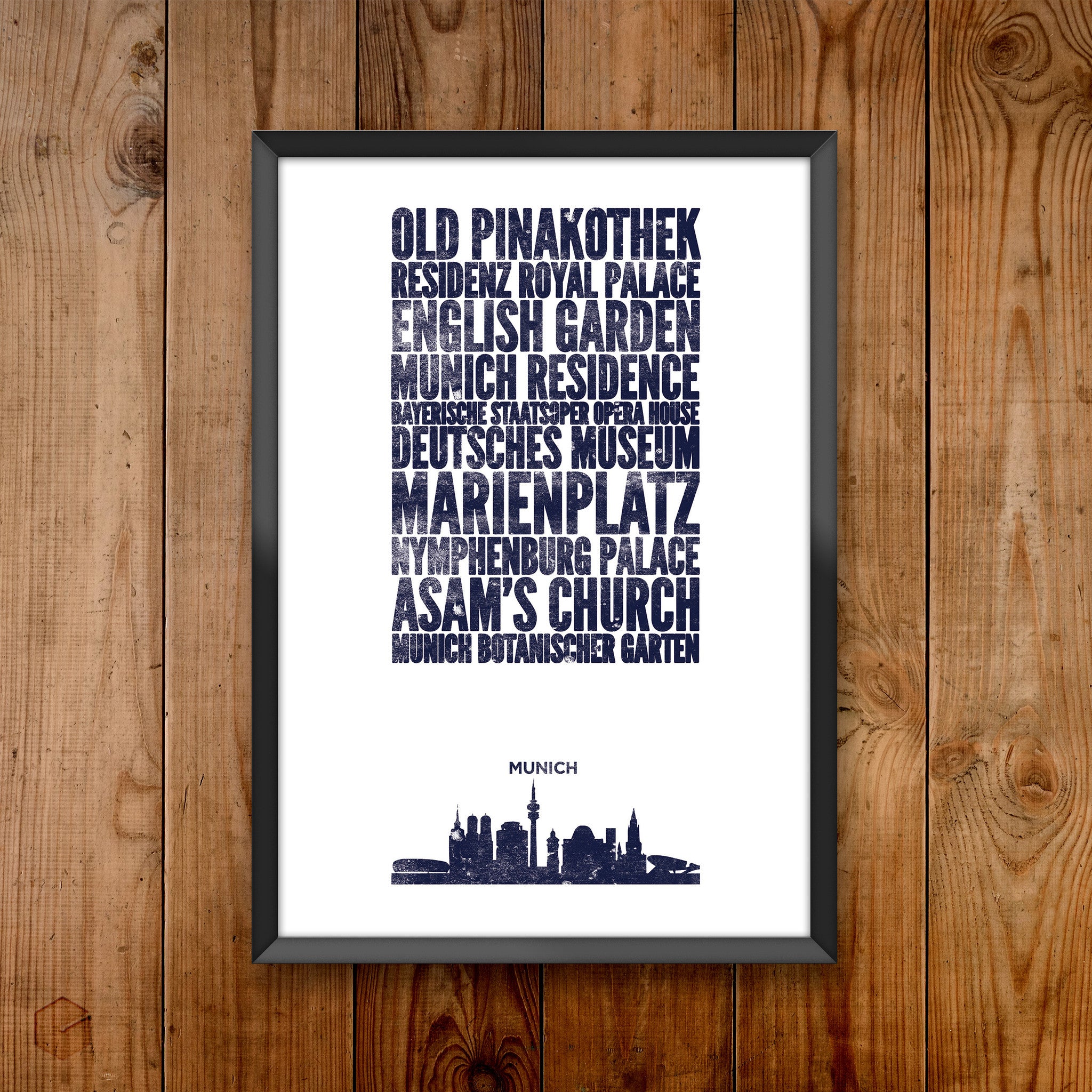Munich City Print