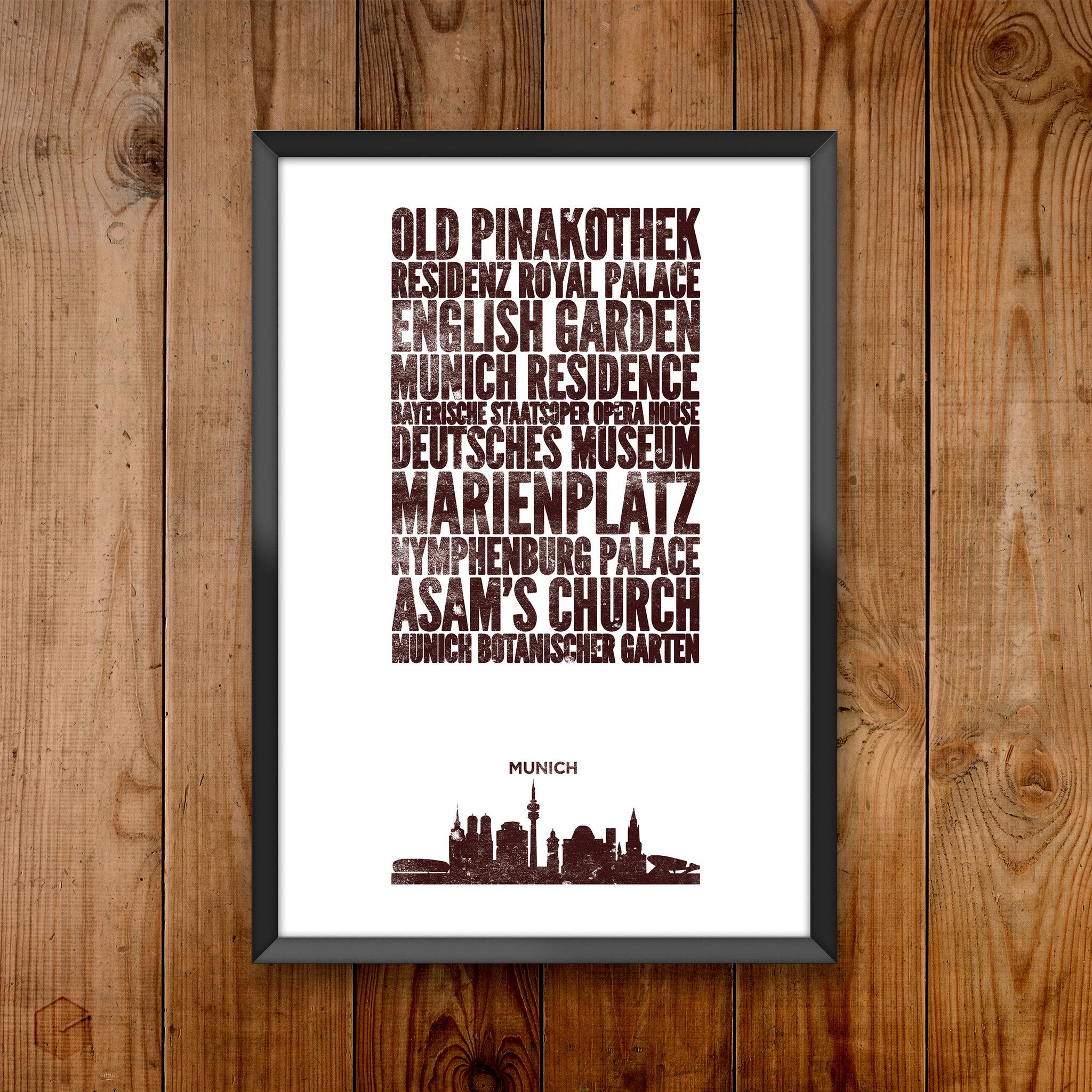 Munich City Print