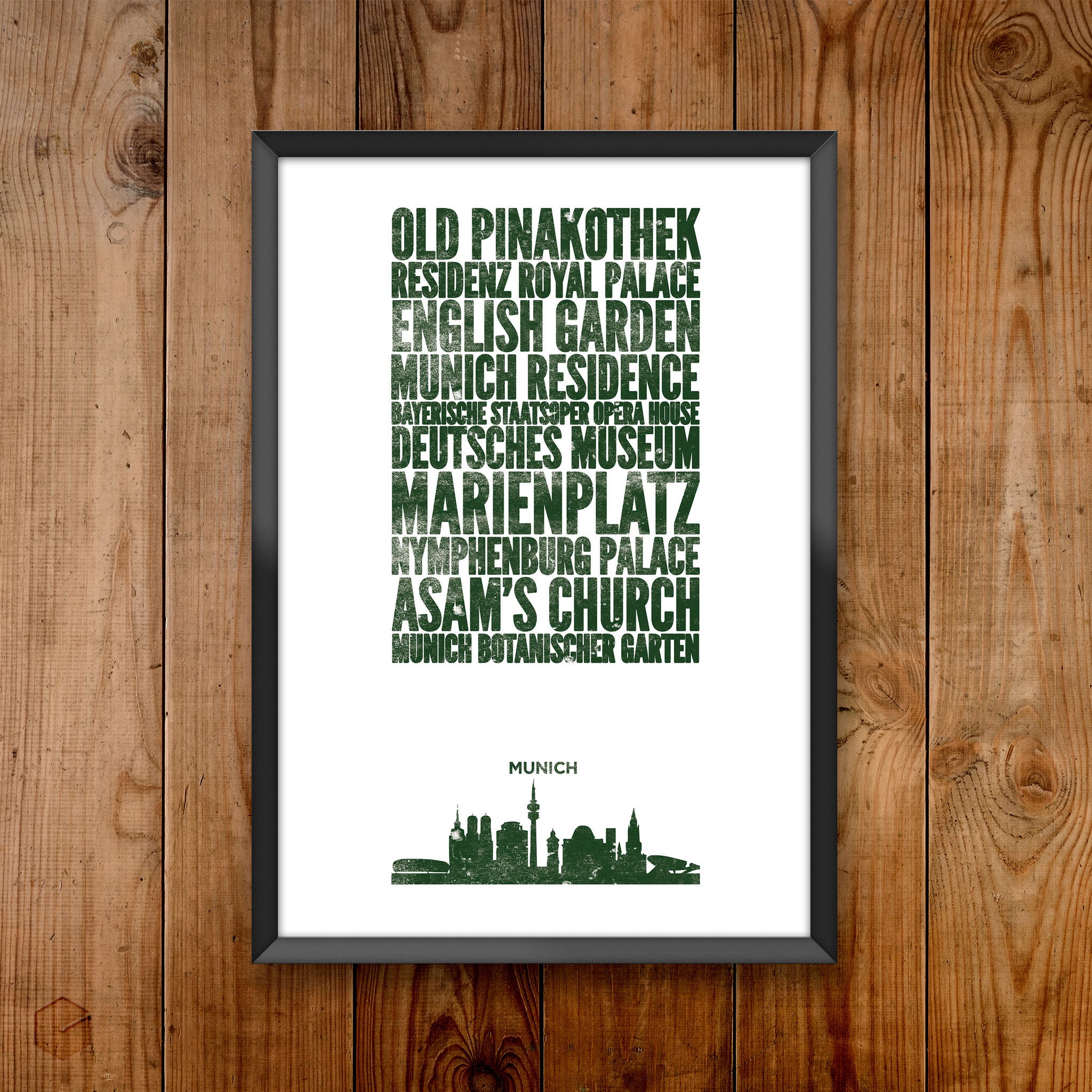 Munich City Print