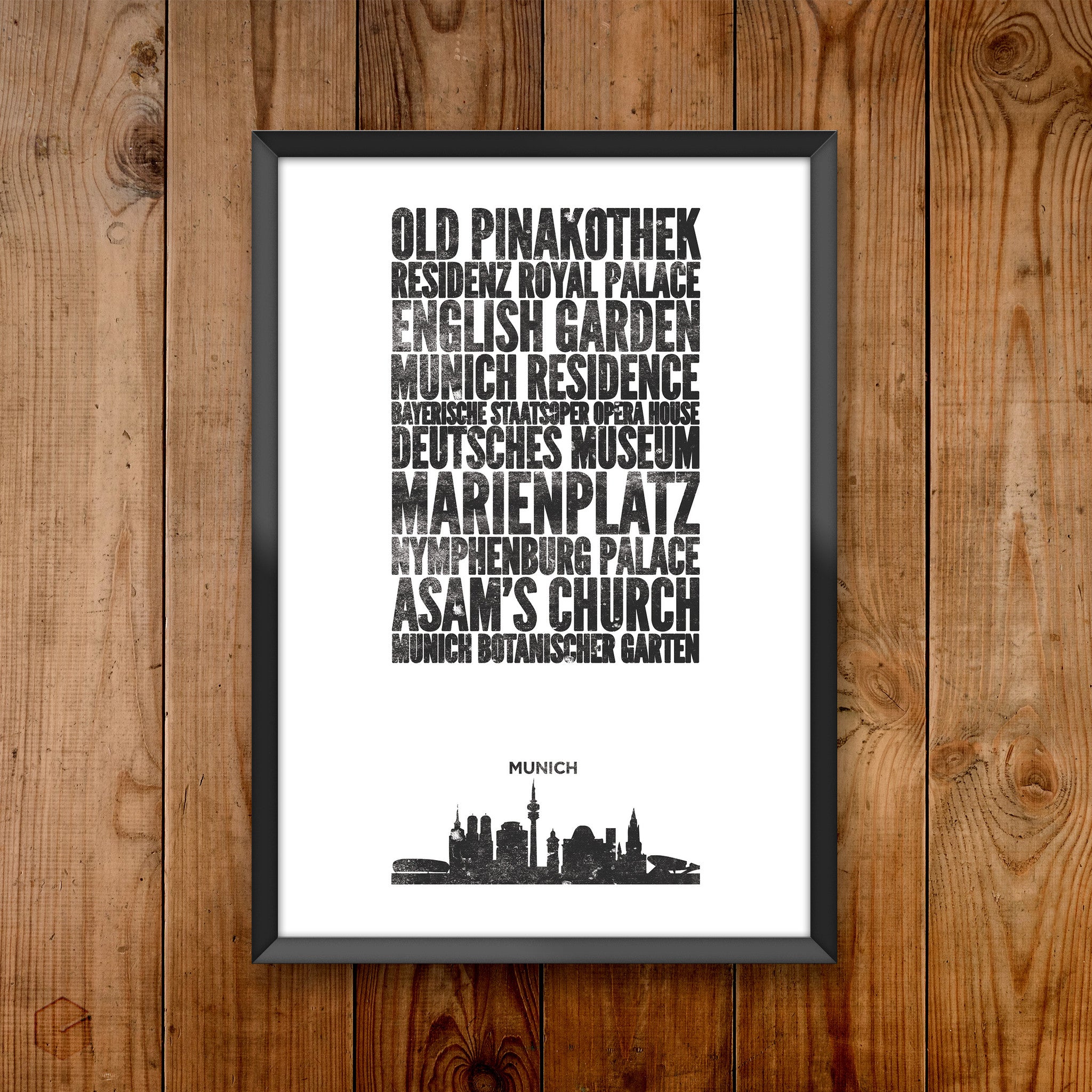 Munich City Print