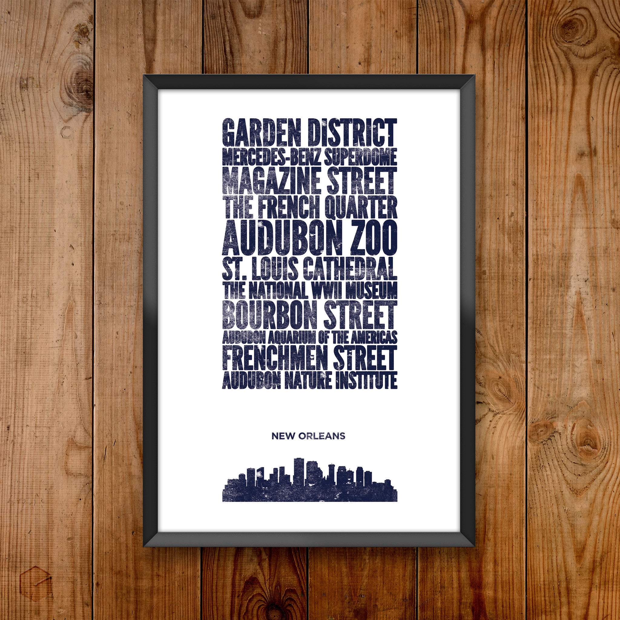 New Orleans City Print