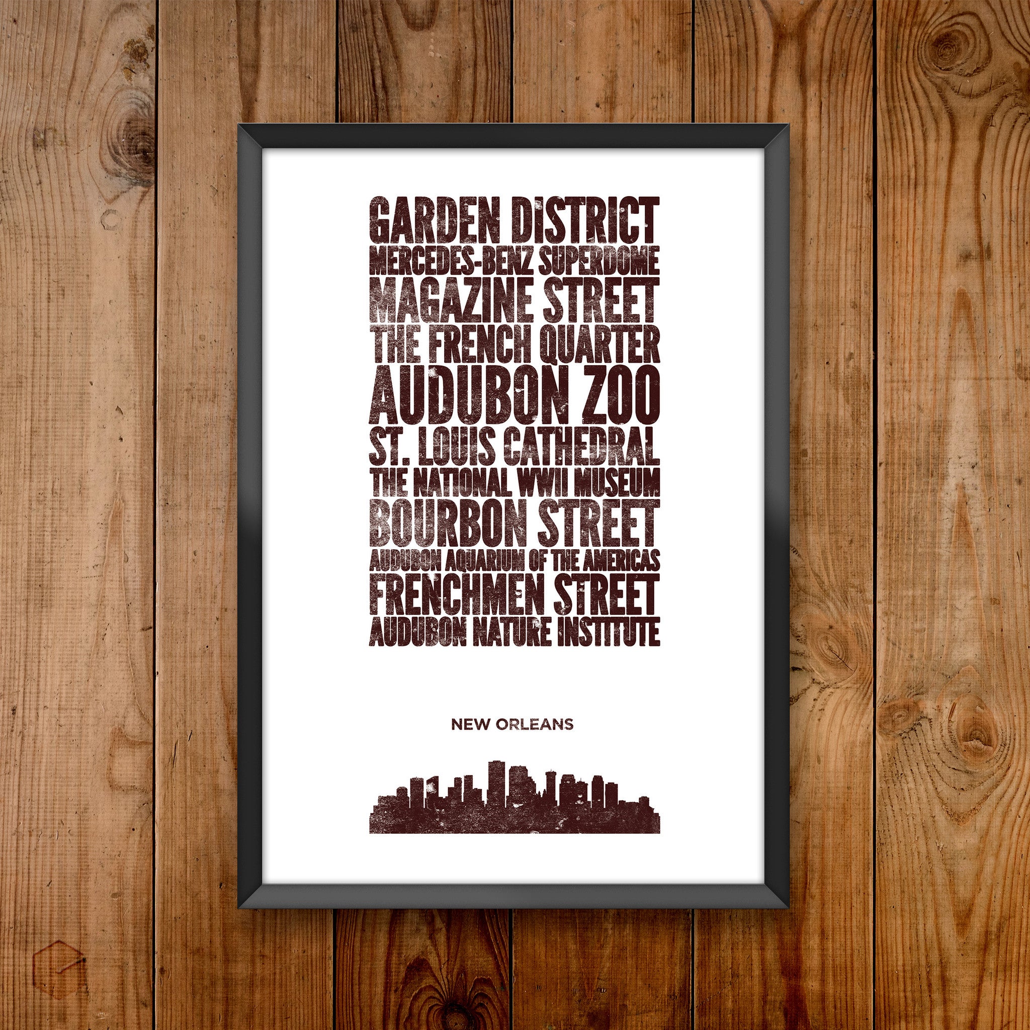 New Orleans City Print
