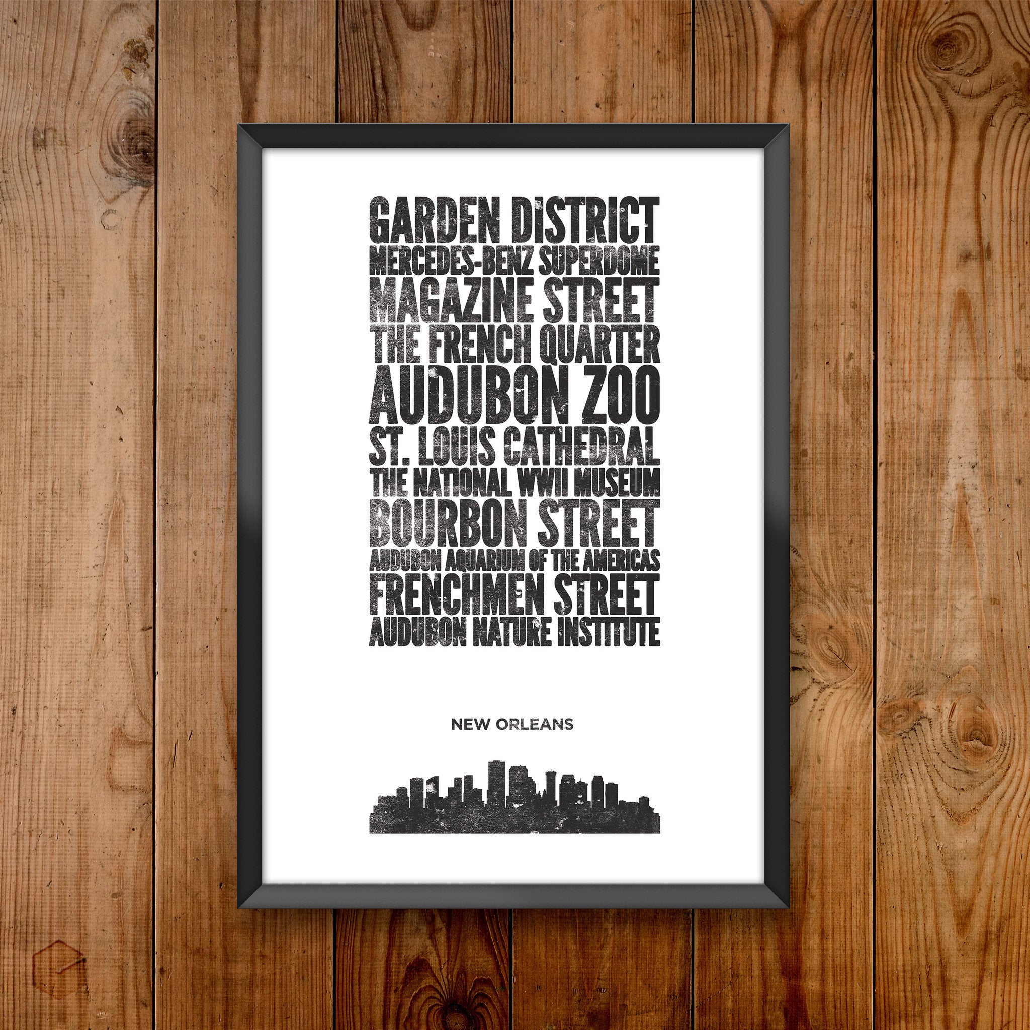 New Orleans City Print