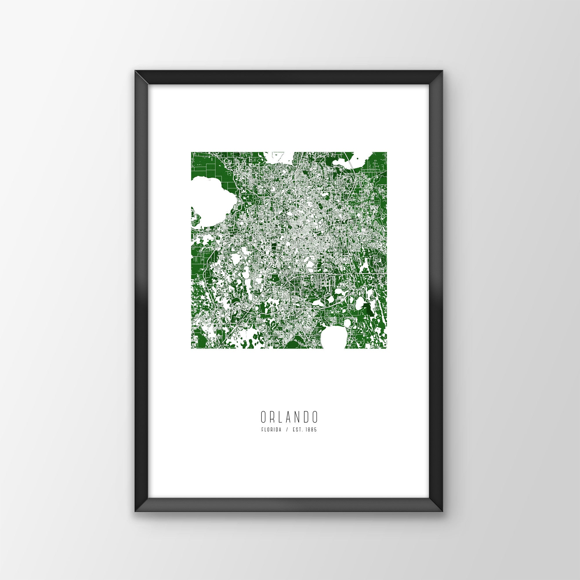 Orlando City Map Print