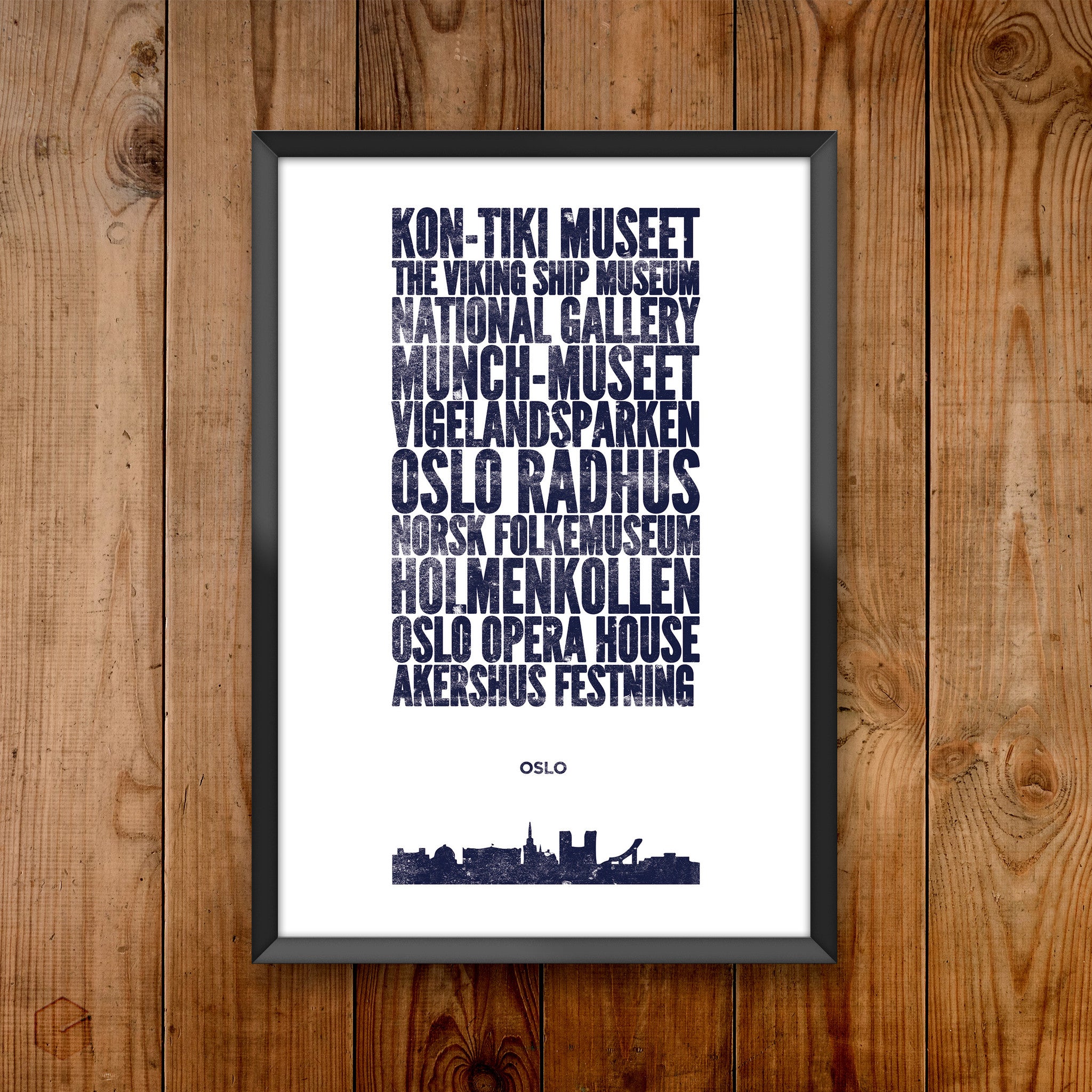 Oslo City Print