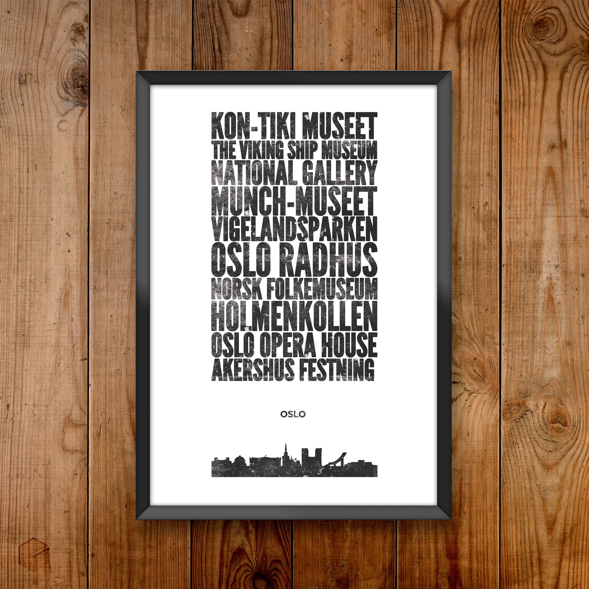 Oslo City Print