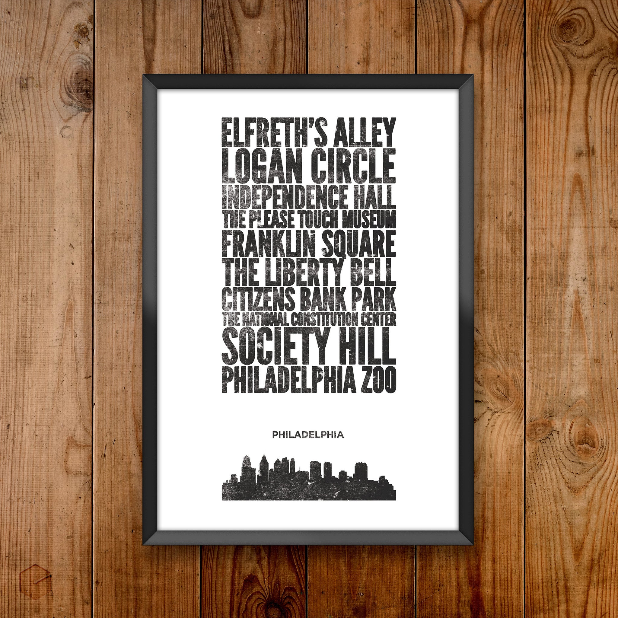 Philadelphia City Print