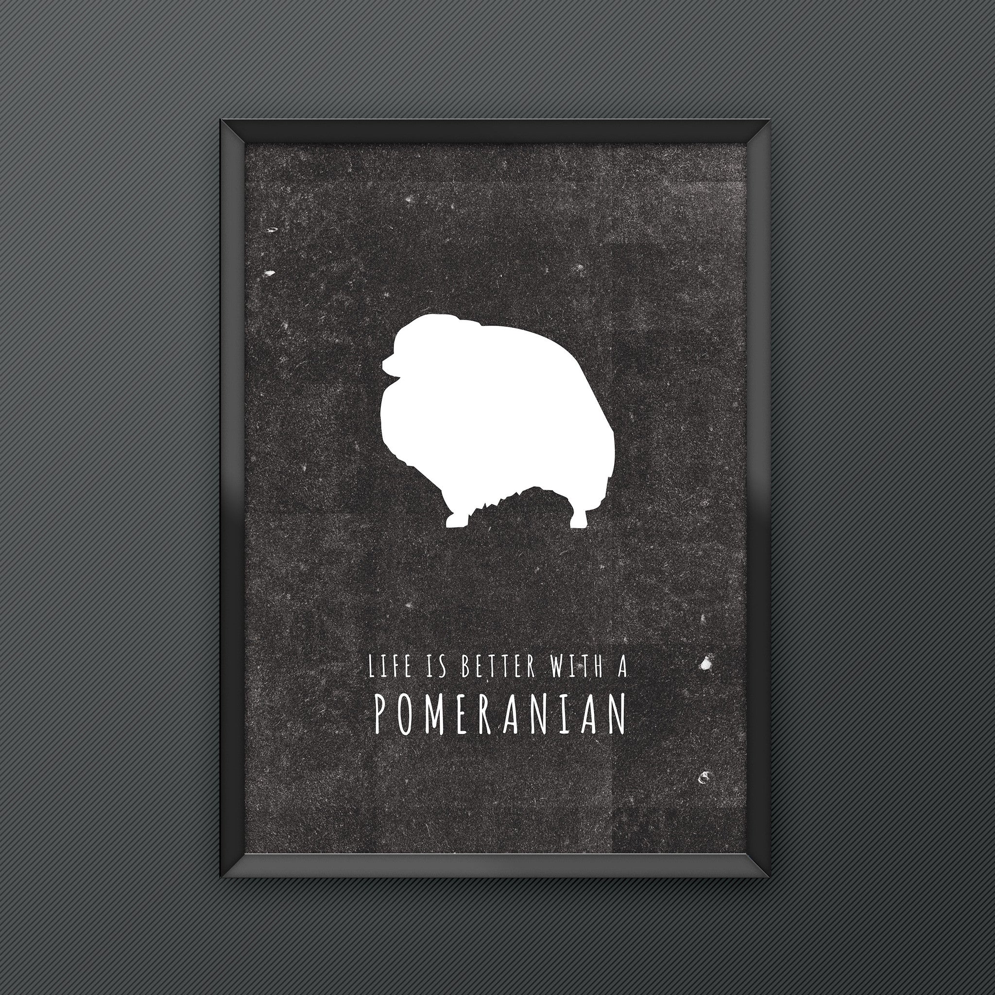 Pomeranian Dog Print