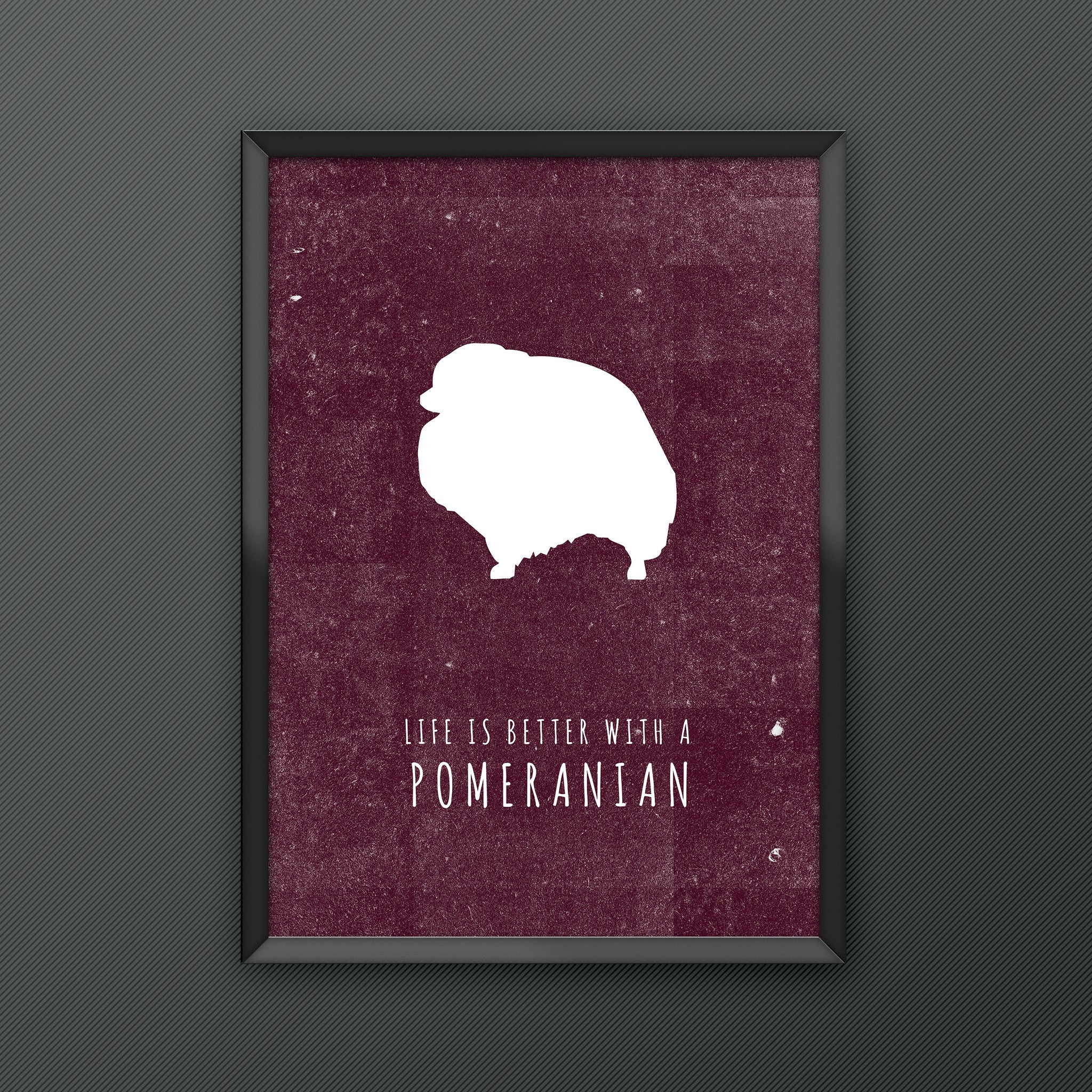 Pomeranian Dog Print