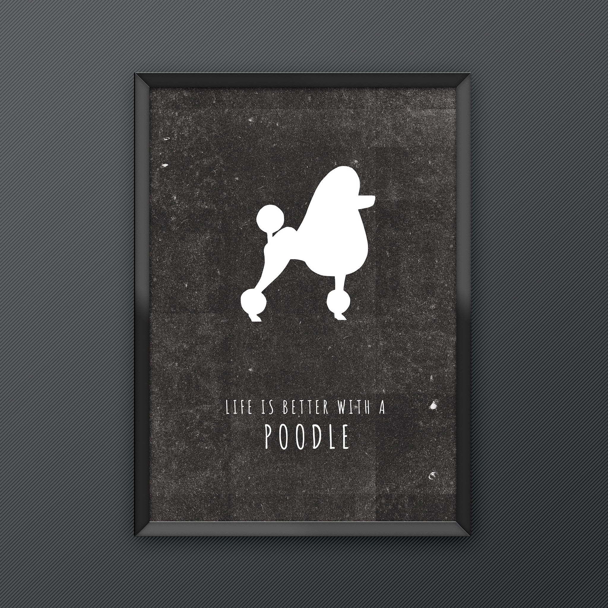 Poodle Dog Print