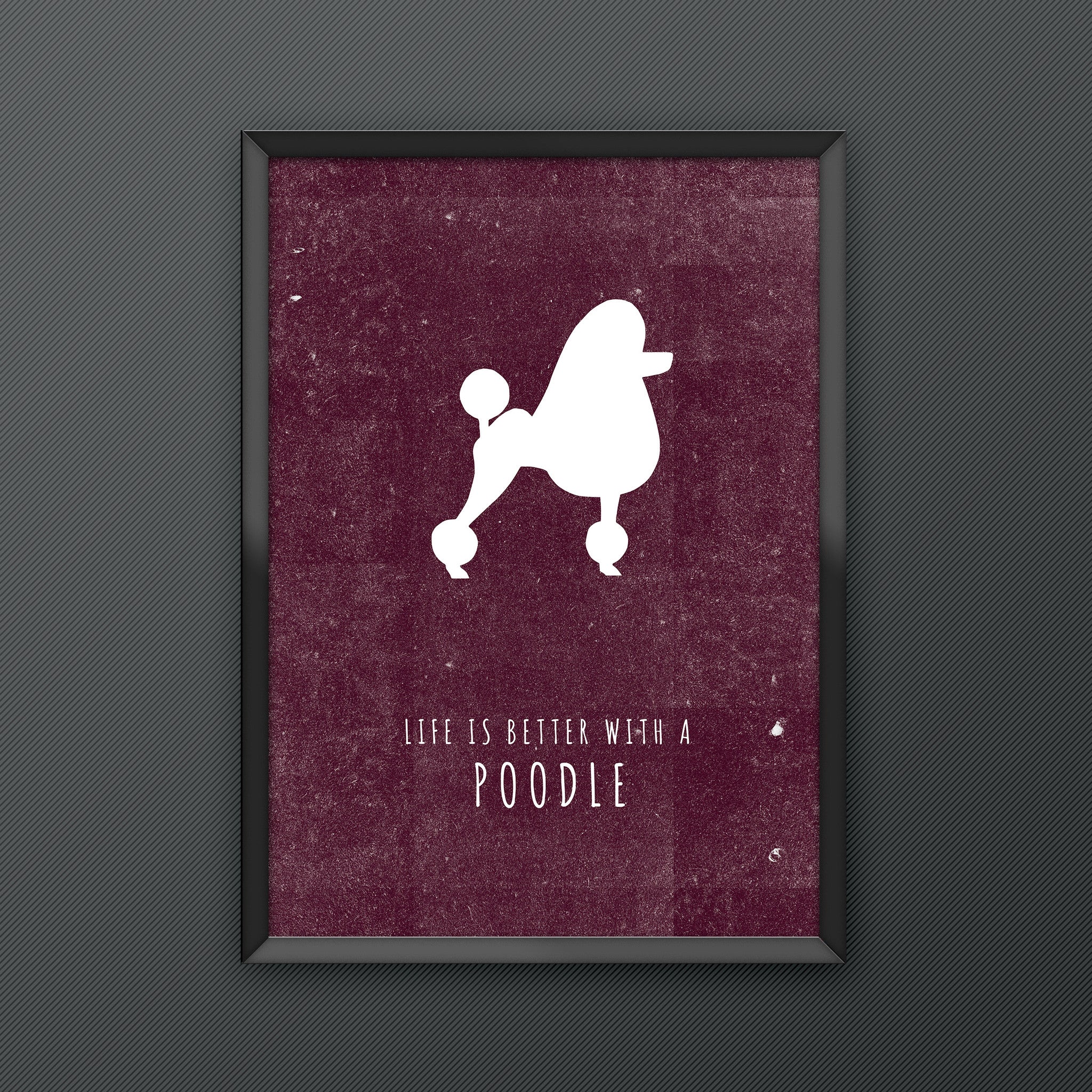 Poodle Dog Print
