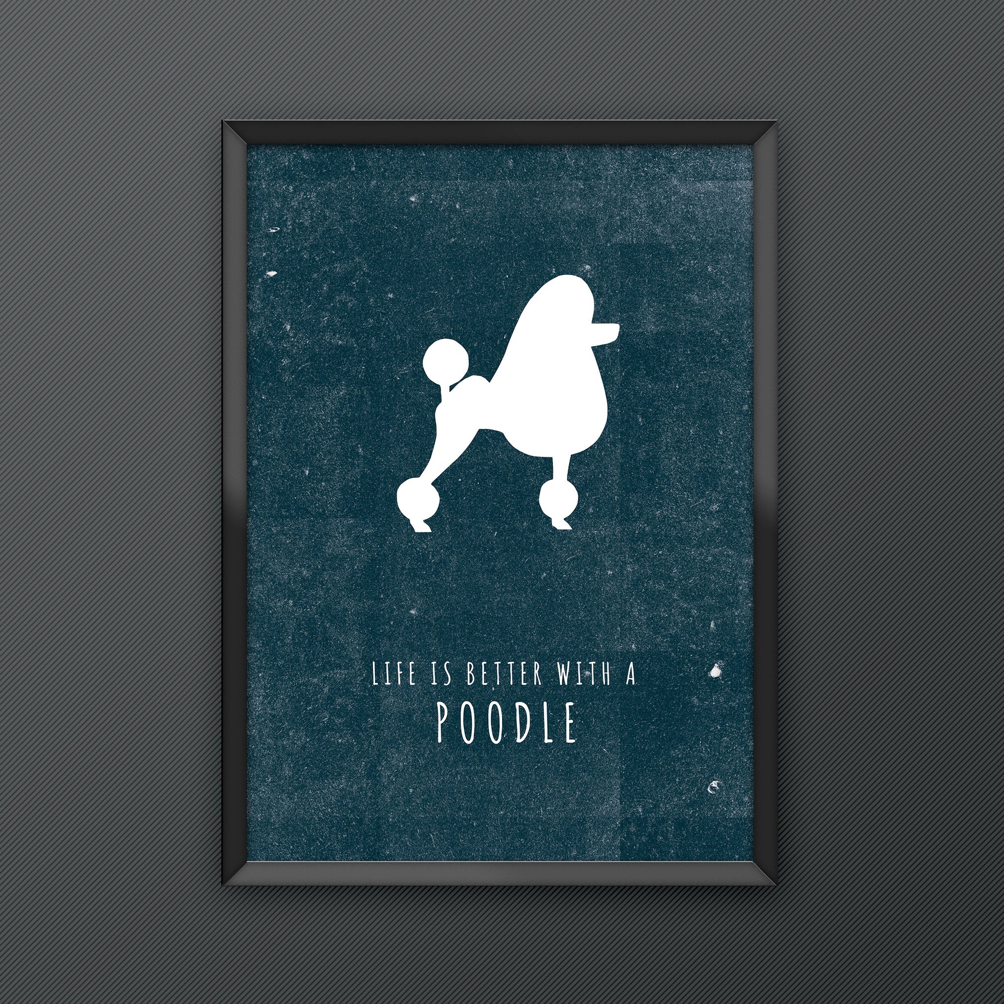 Poodle Dog Print