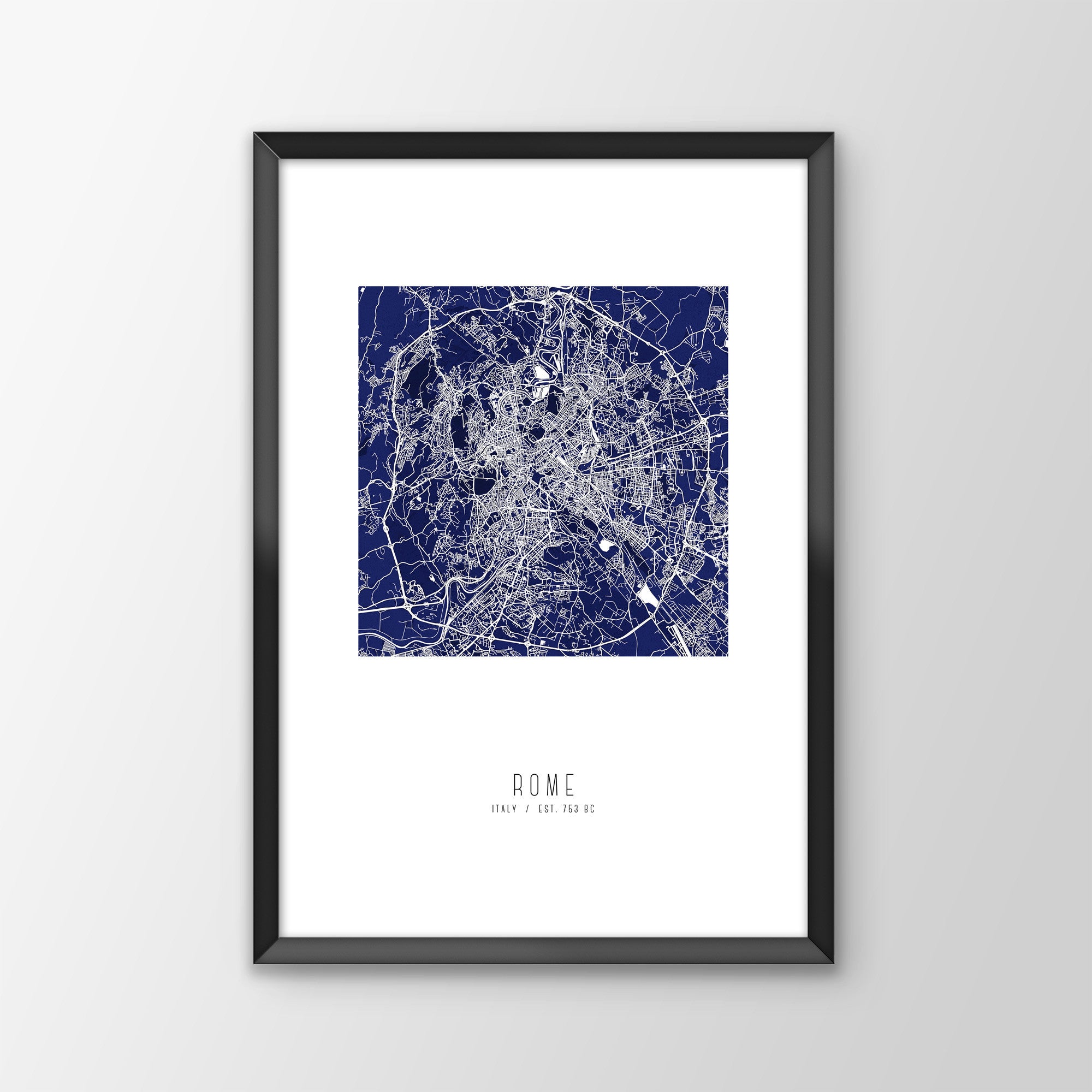 Rome City Map Print