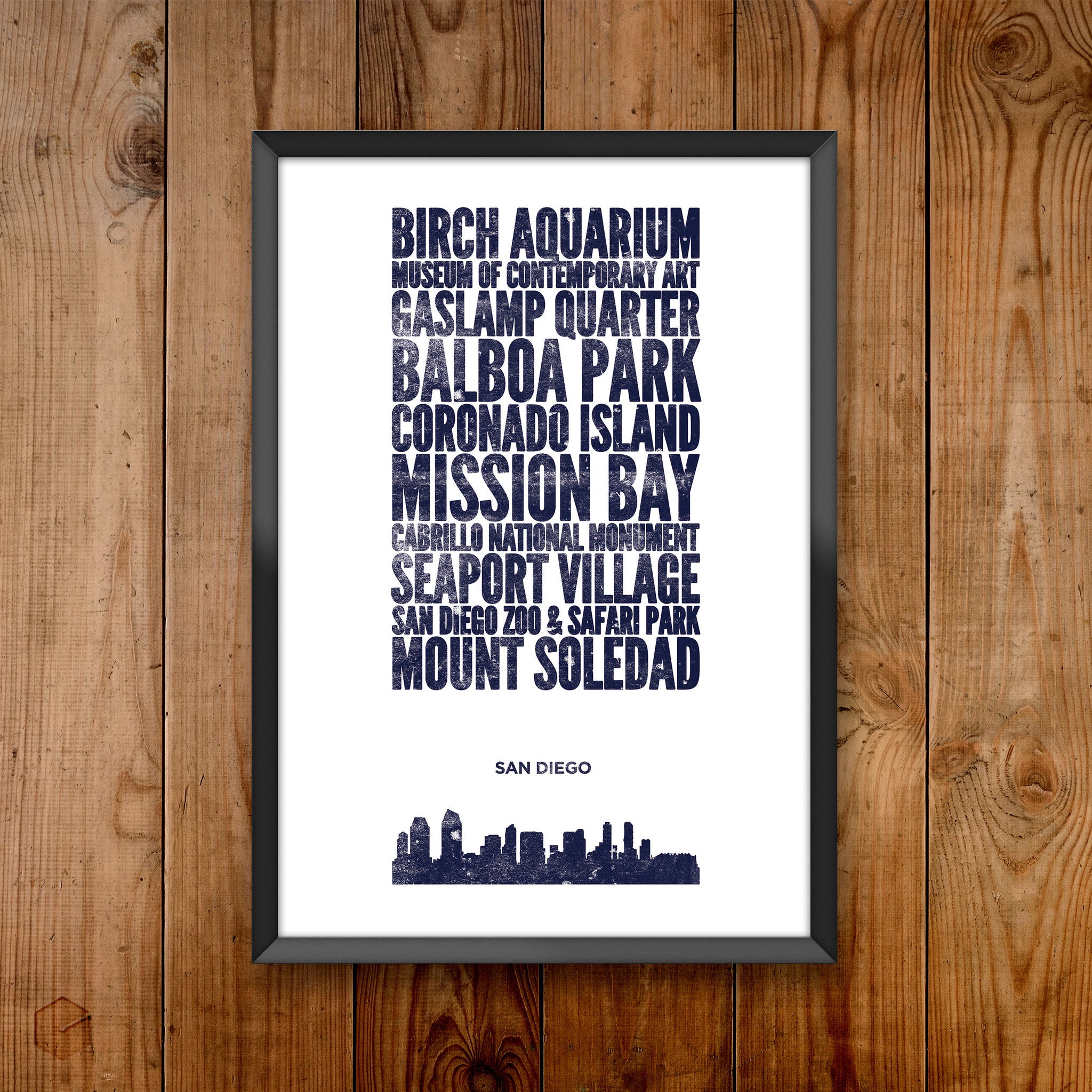 San Diego City Print