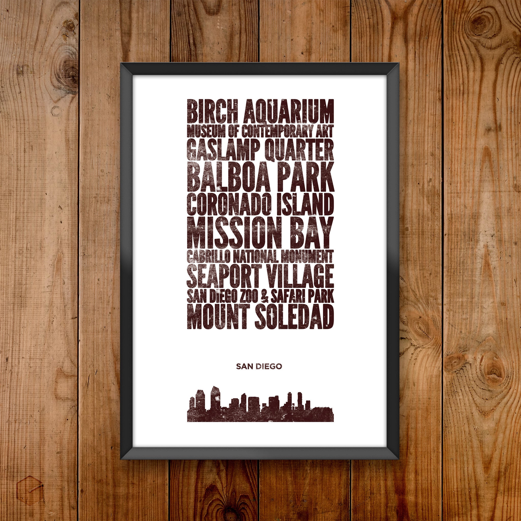 San Diego City Print