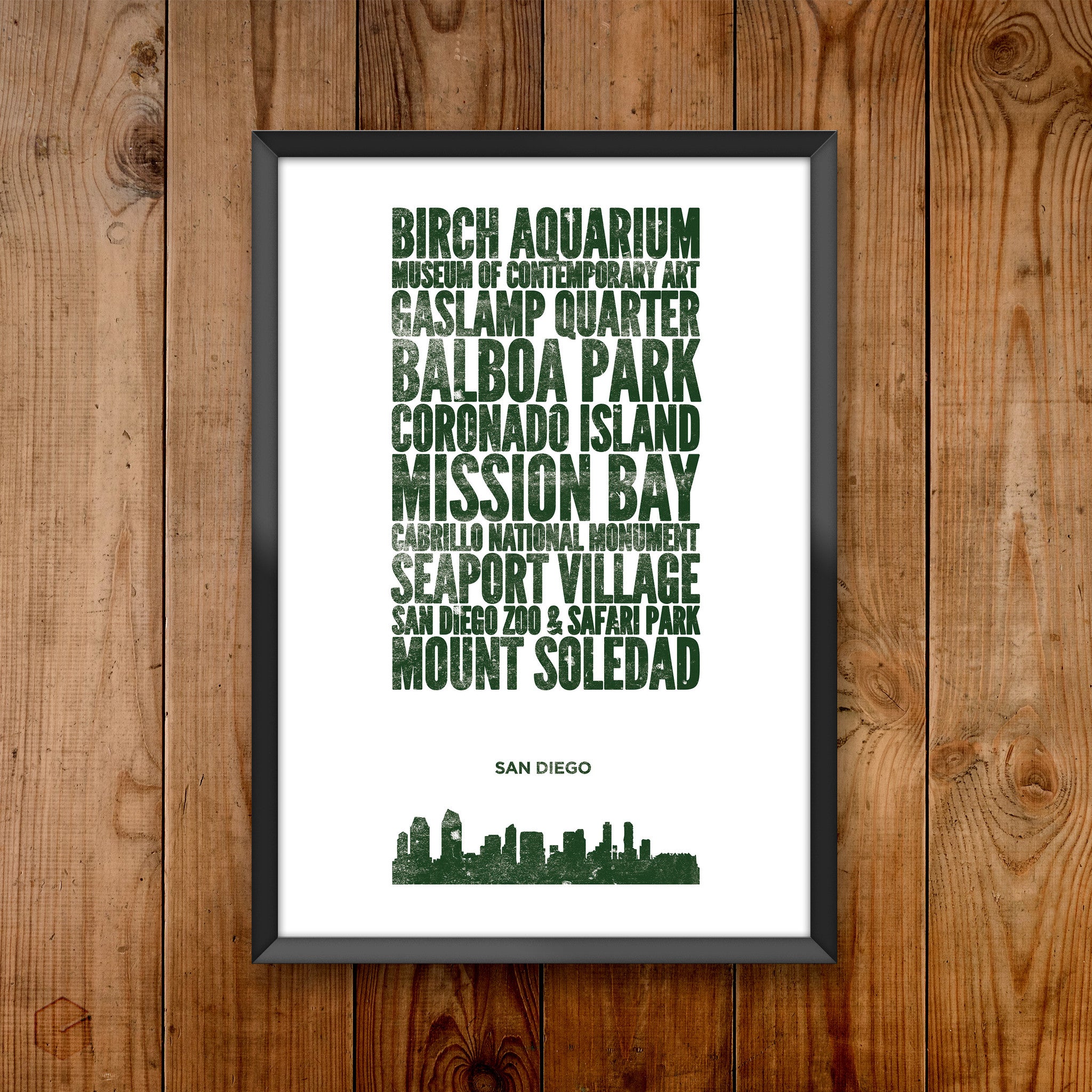 San Diego City Print