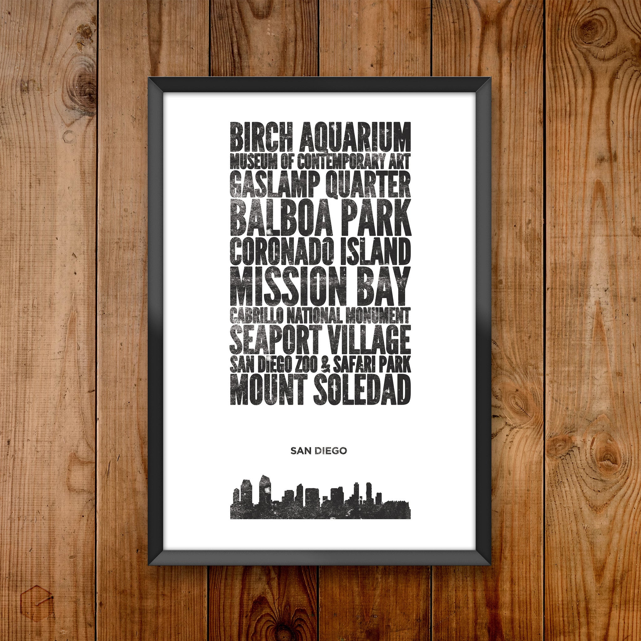 San Diego City Print