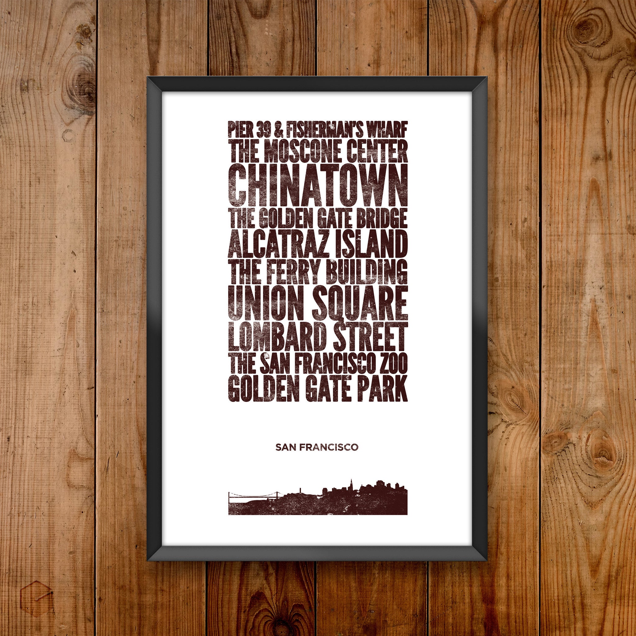 San Francisco City Print