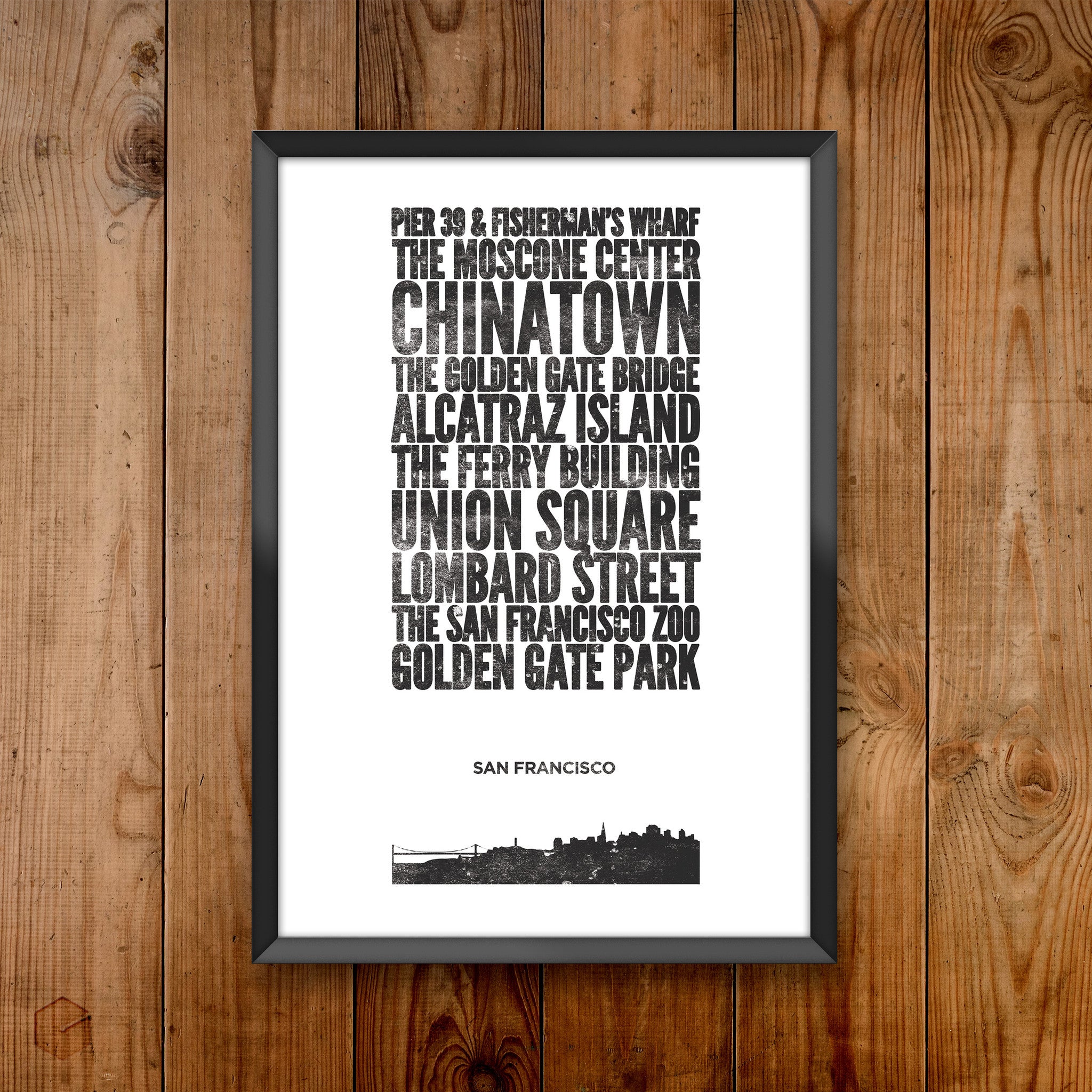 San Francisco City Print