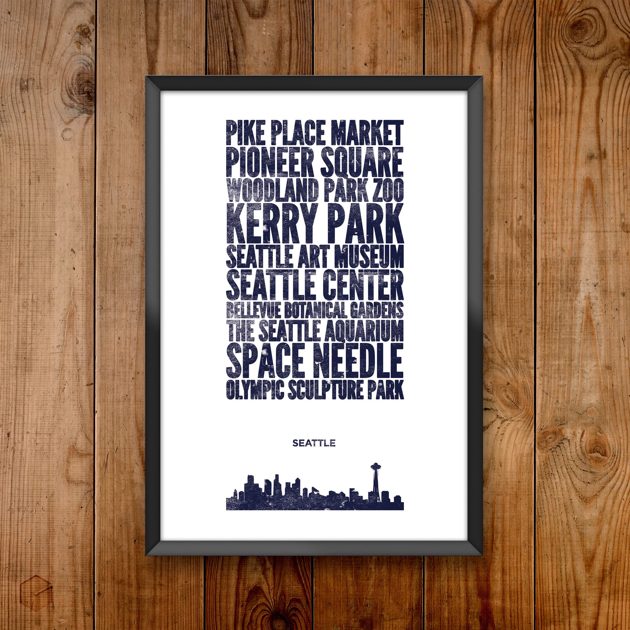 Seattle City Print
