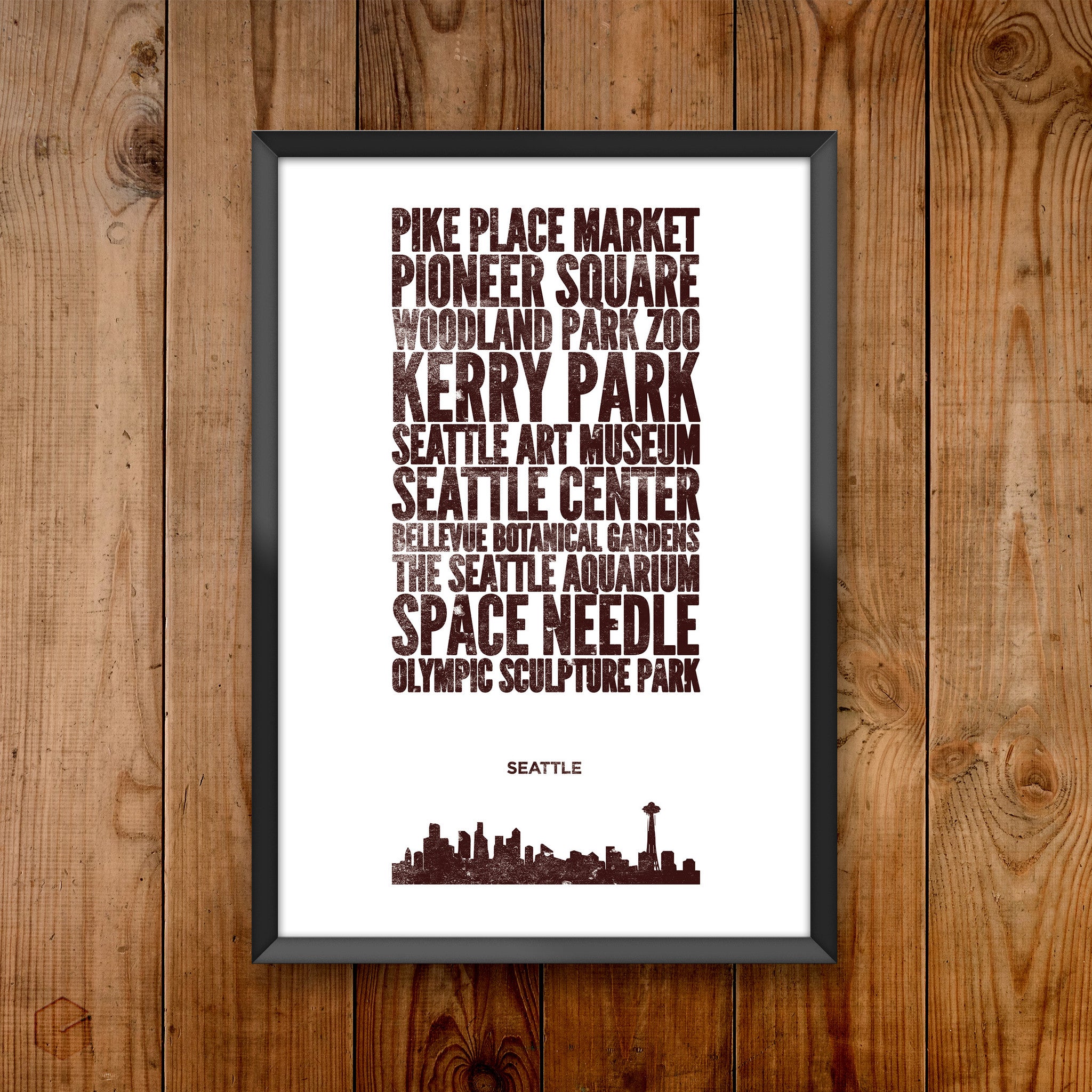 Seattle City Print