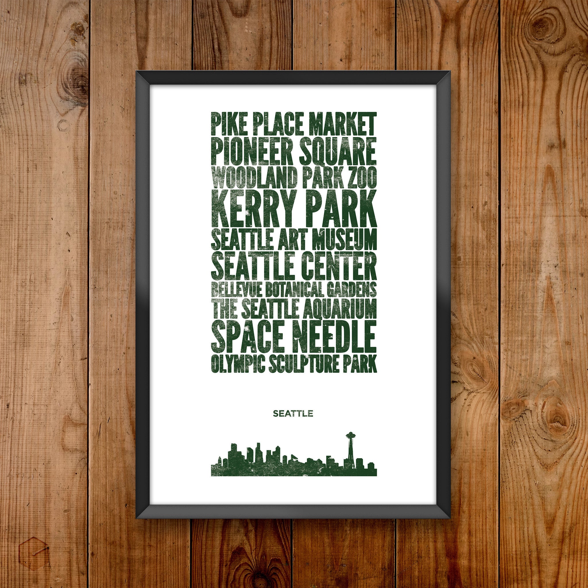 Seattle City Print