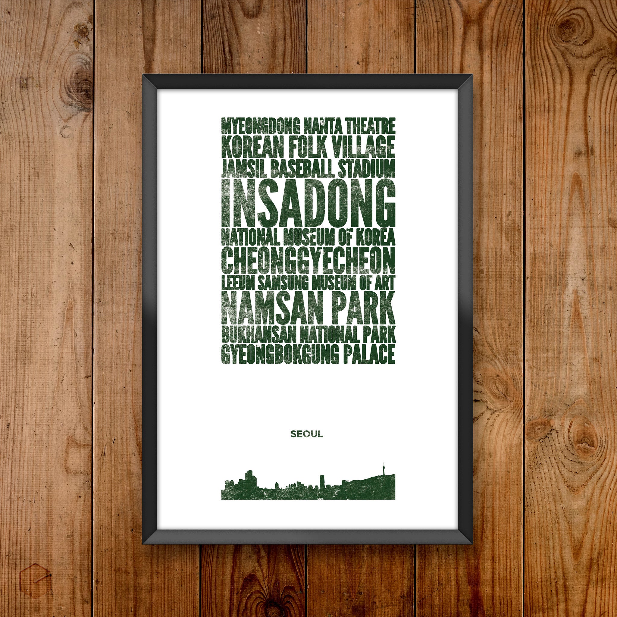 Seoul City Print