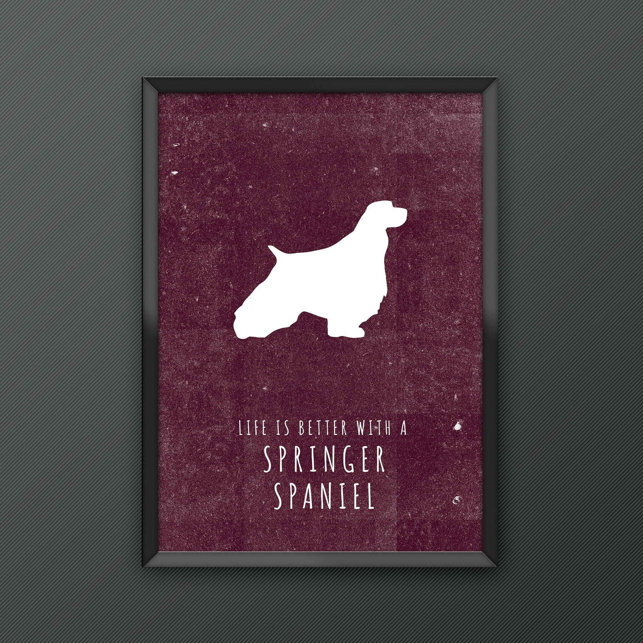 Springer Spaniel Dog Print