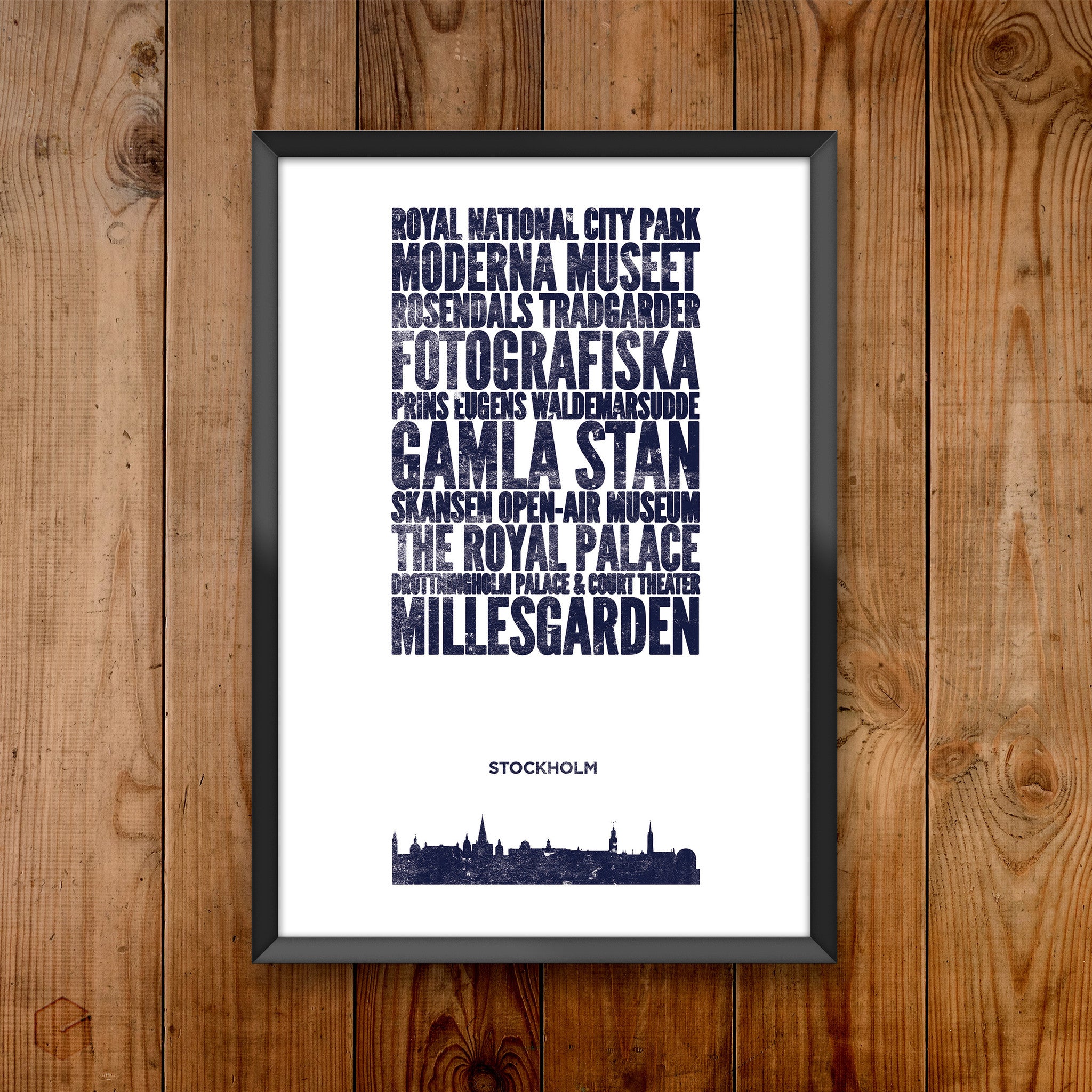 Stockholm City Print