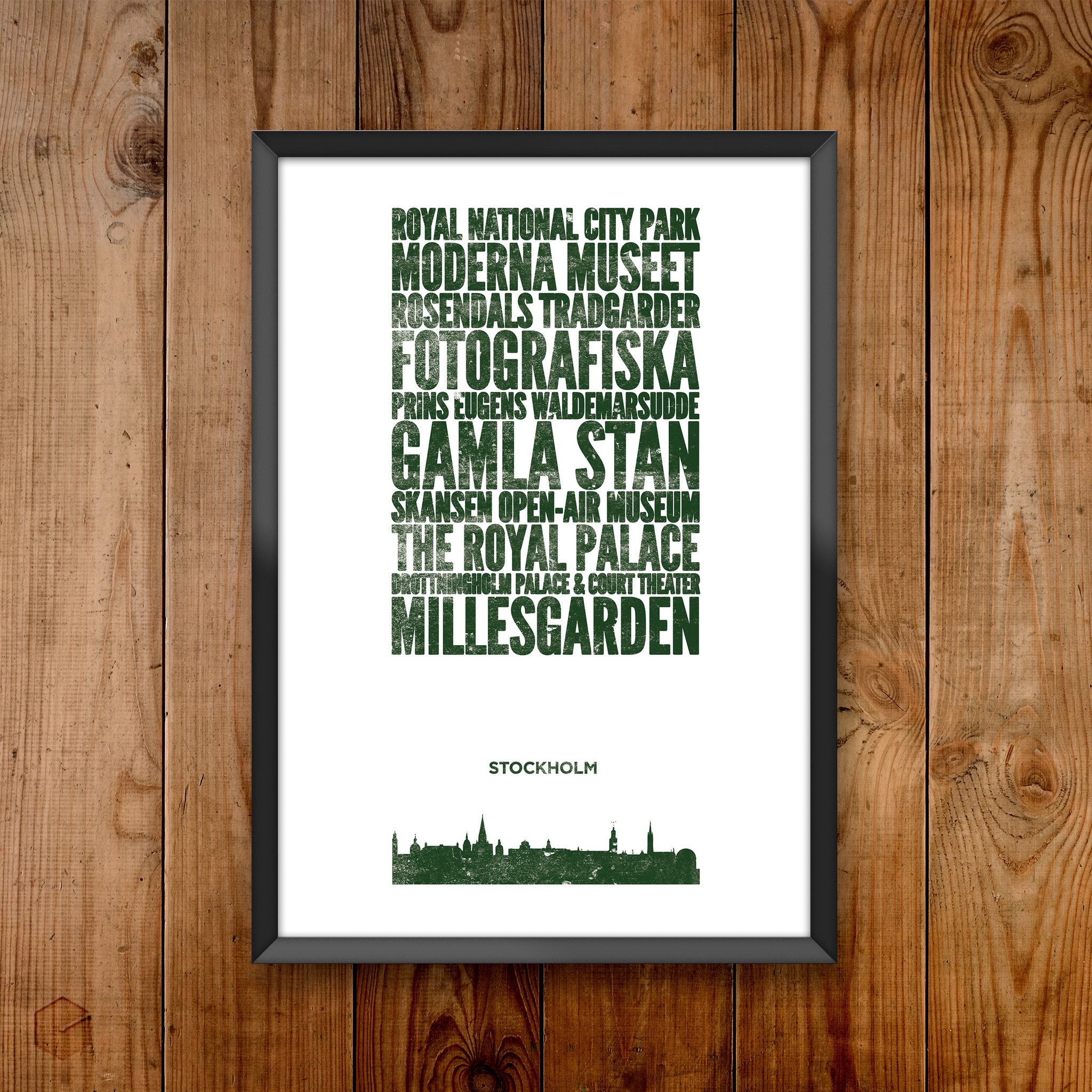 Stockholm City Print