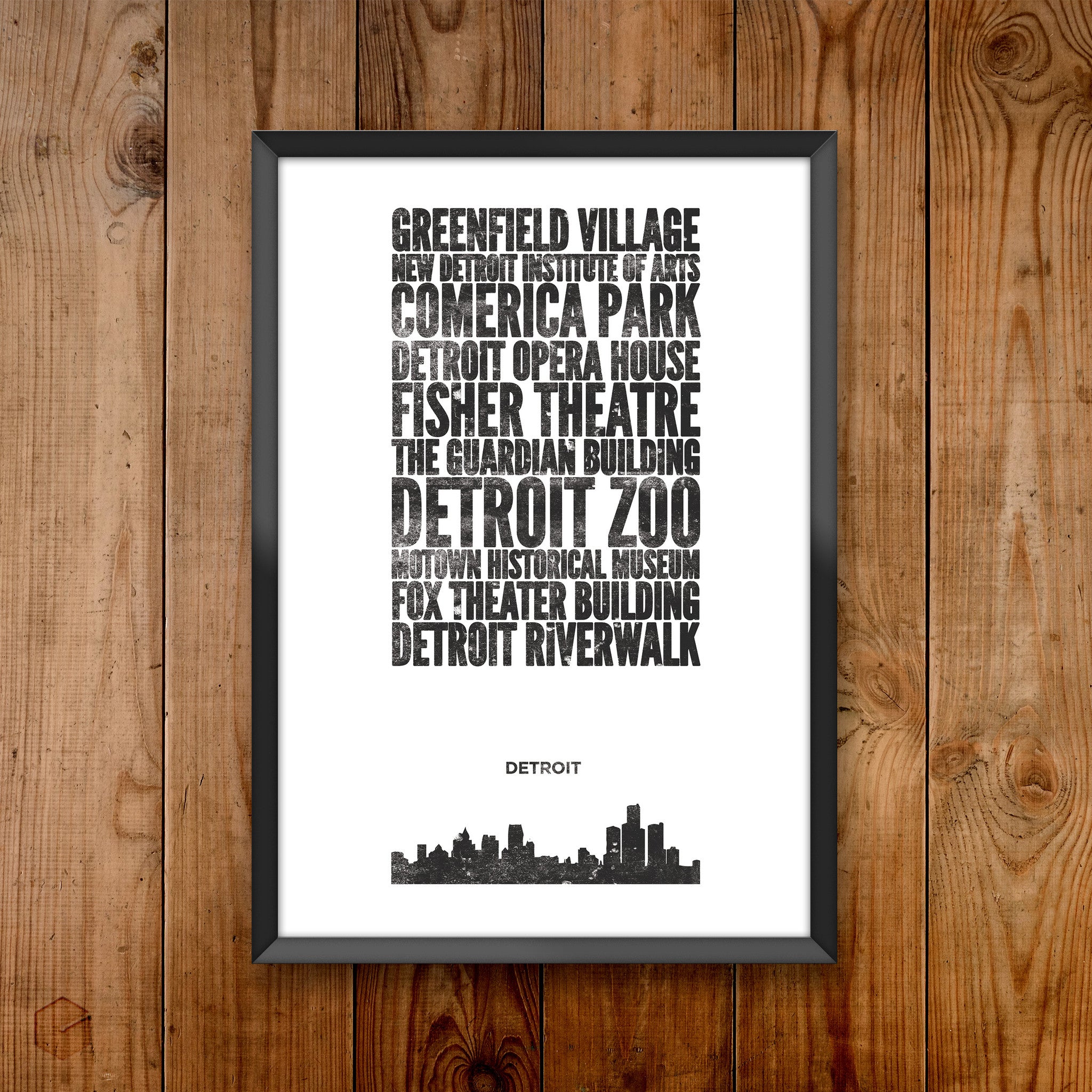 Detroit City Print