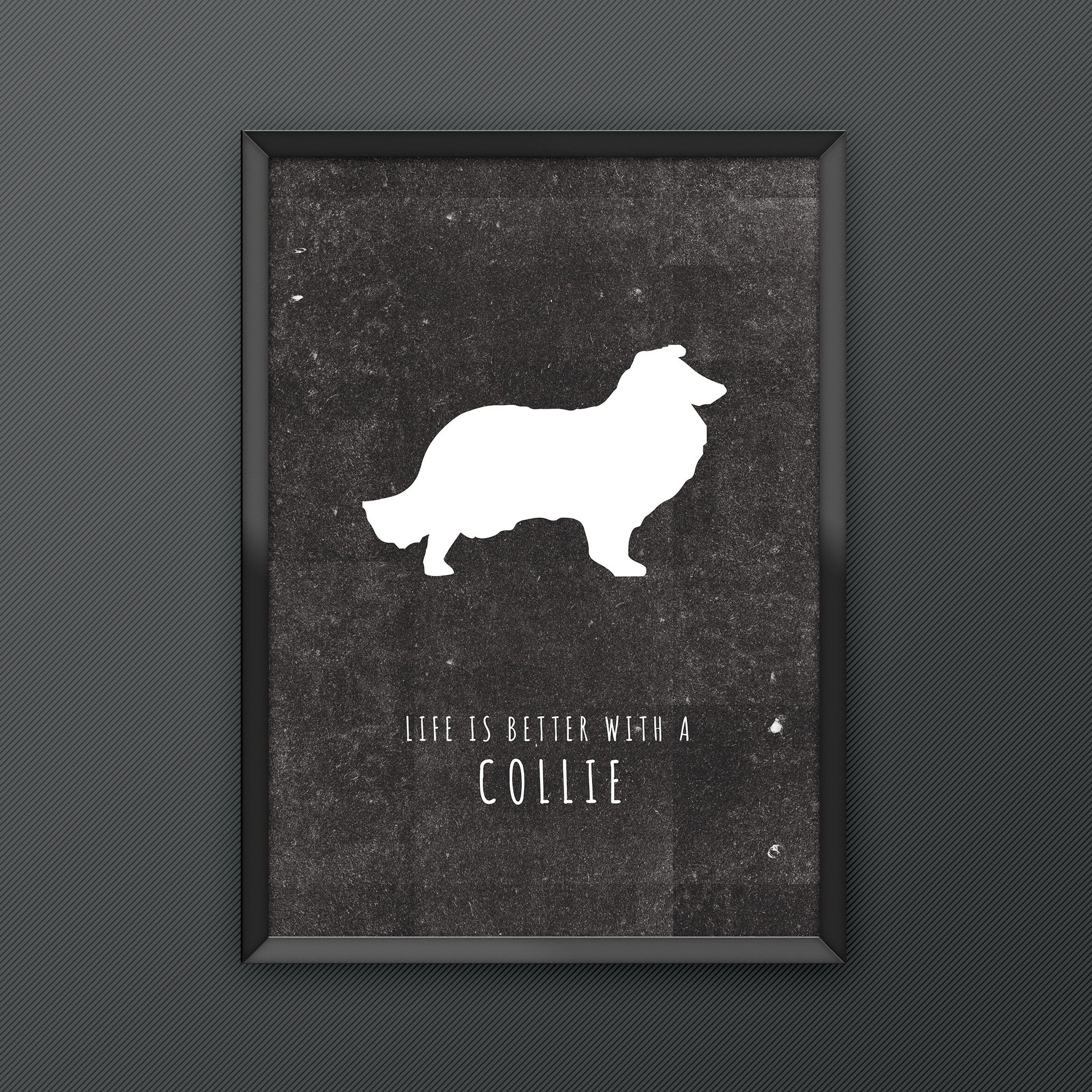 Collie Dog Print